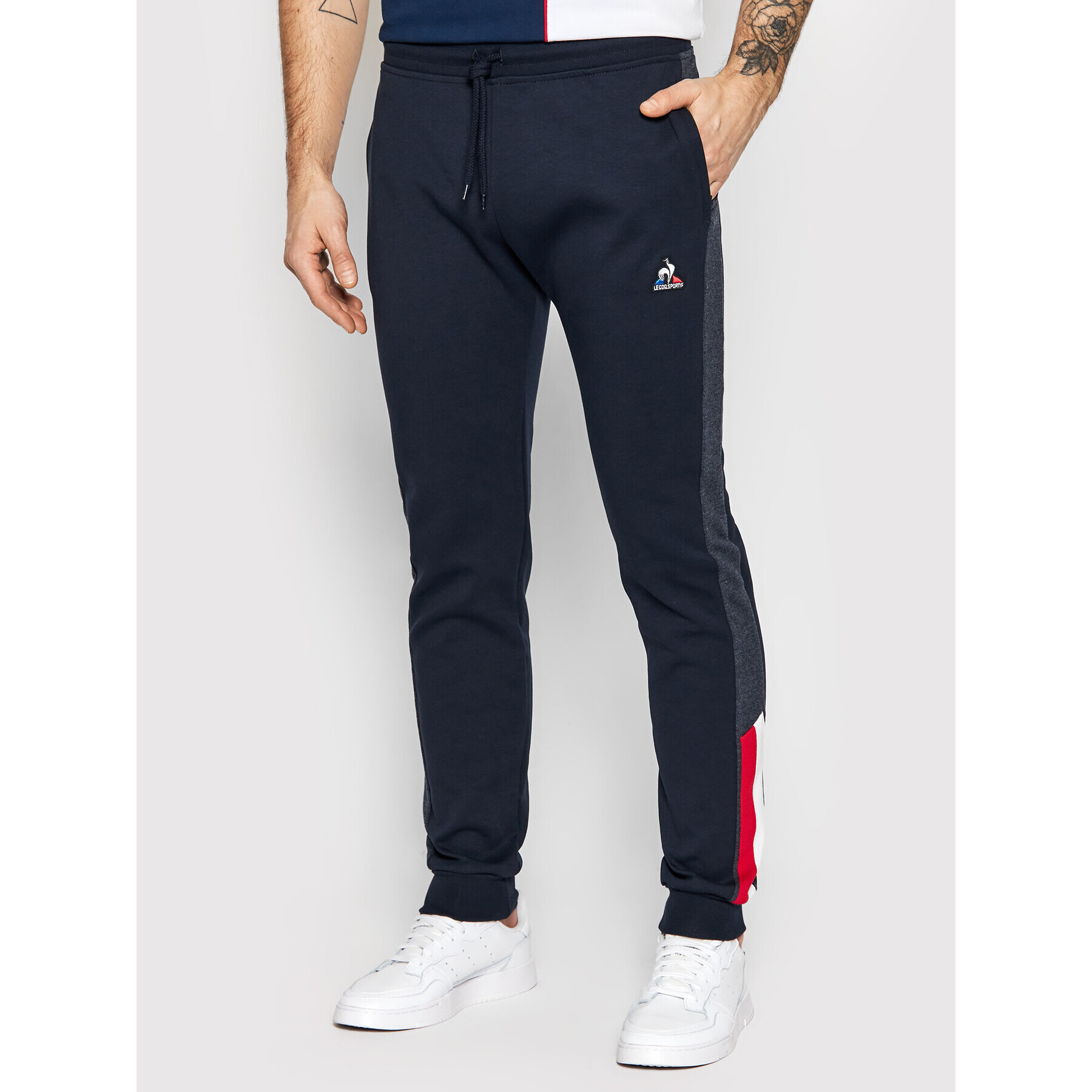 Le Coq Sportif Pantaloni trening 2120326 Bleumarin Slim Fit - Pled.ro