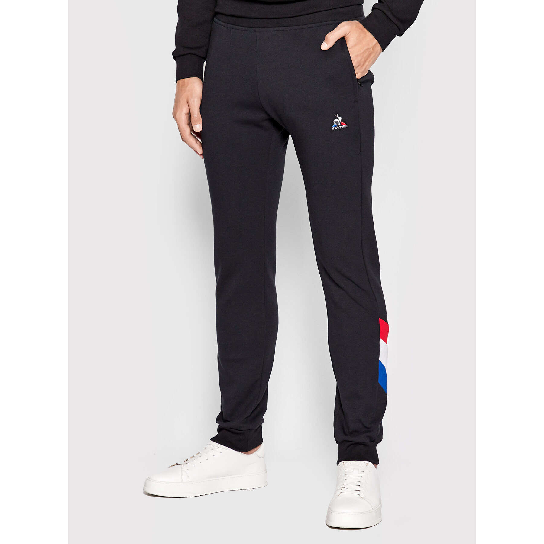 Le Coq Sportif Pantaloni trening 2210380 Negru Slim Fit - Pled.ro