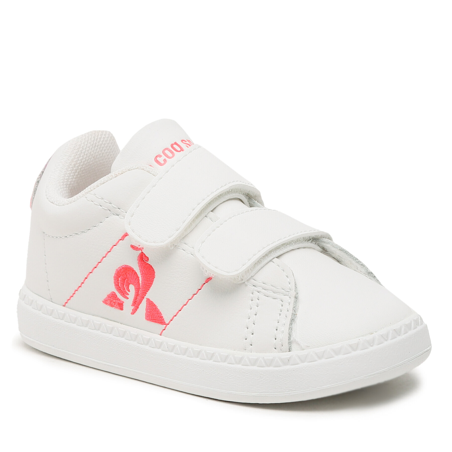 Le Coq Sportif Sneakers Courtclassic Inf Girl Fluo 2310275 Alb - Pled.ro