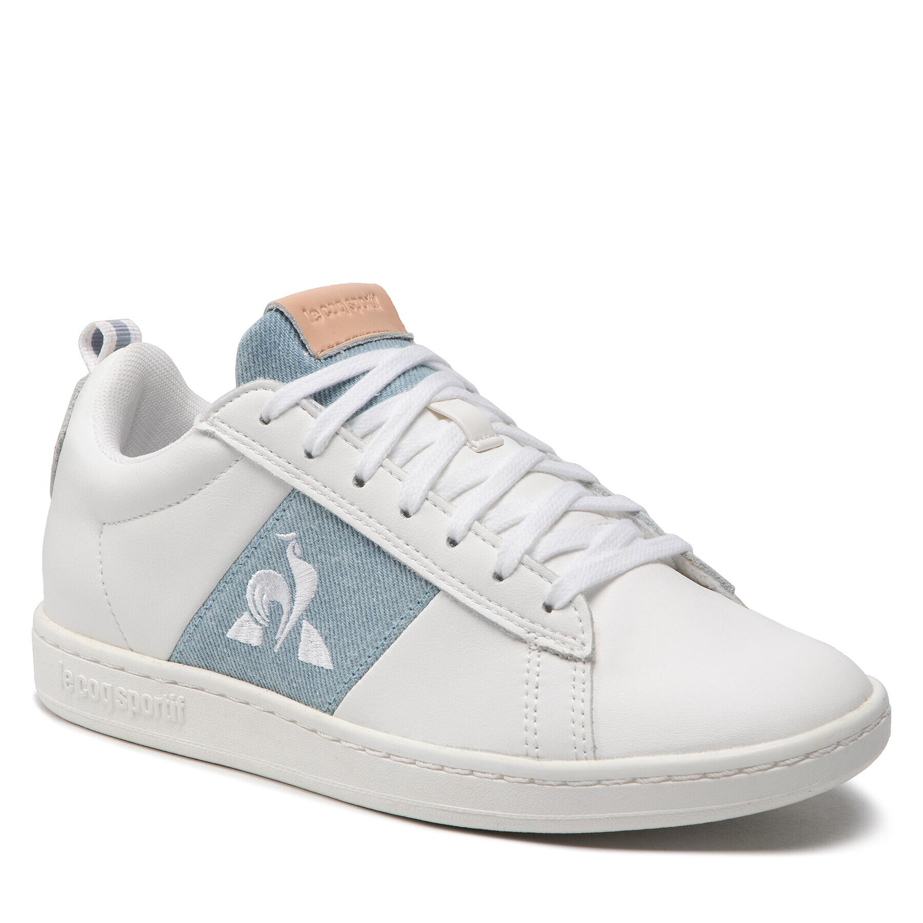 Le Coq Sportif Sneakers Courtclassic W Denim 2210131 Alb - Pled.ro