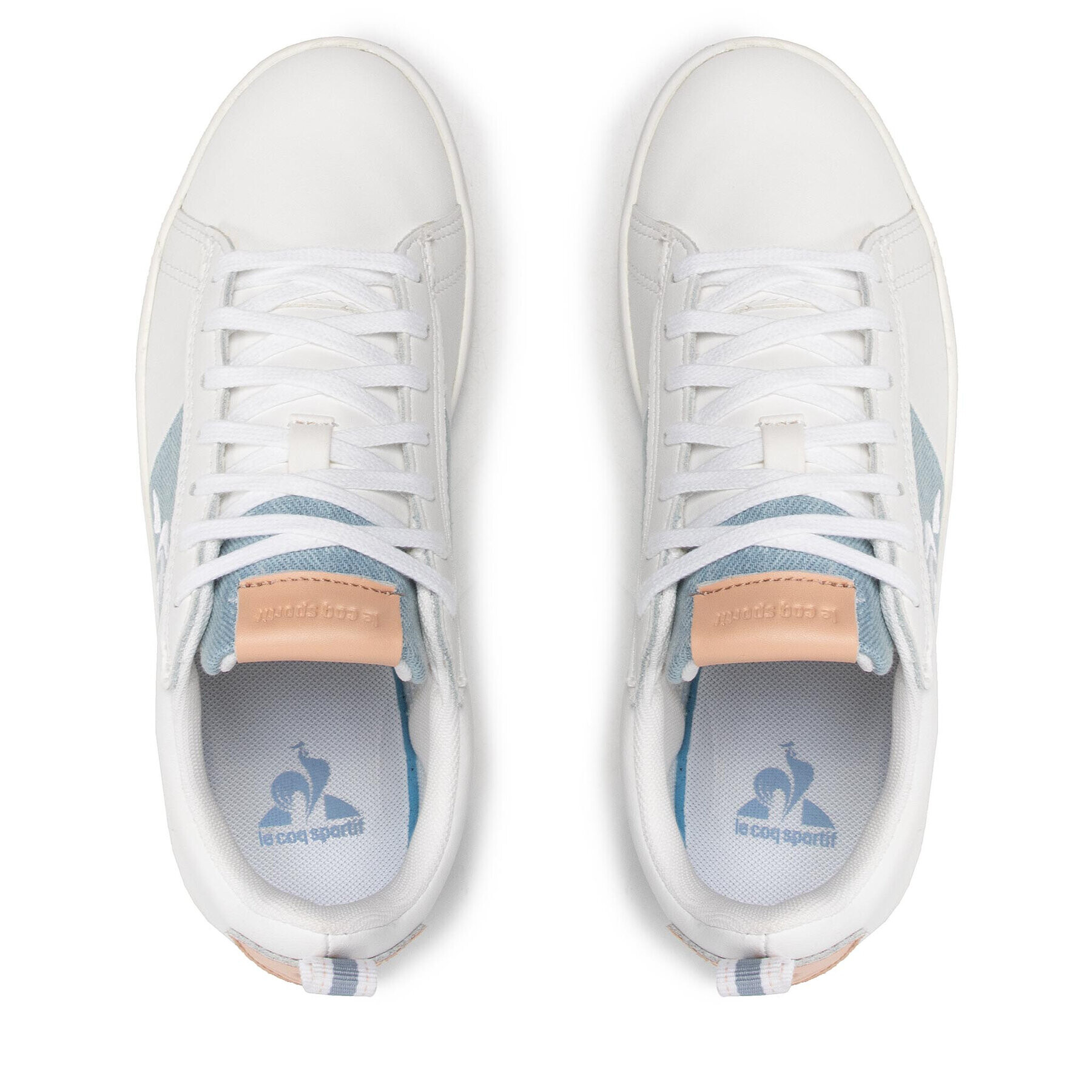 Le Coq Sportif Sneakers Courtclassic W Denim 2210131 Alb - Pled.ro