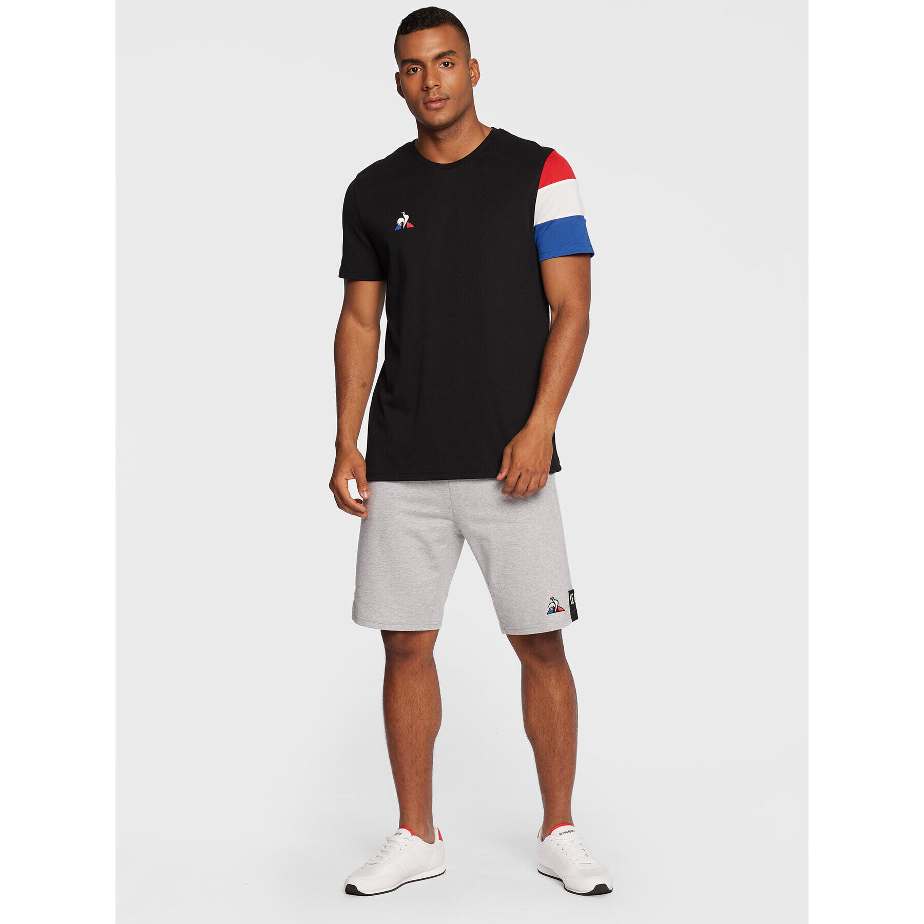 Le Coq Sportif Tricou 2020637 Negru Regular Fit - Pled.ro