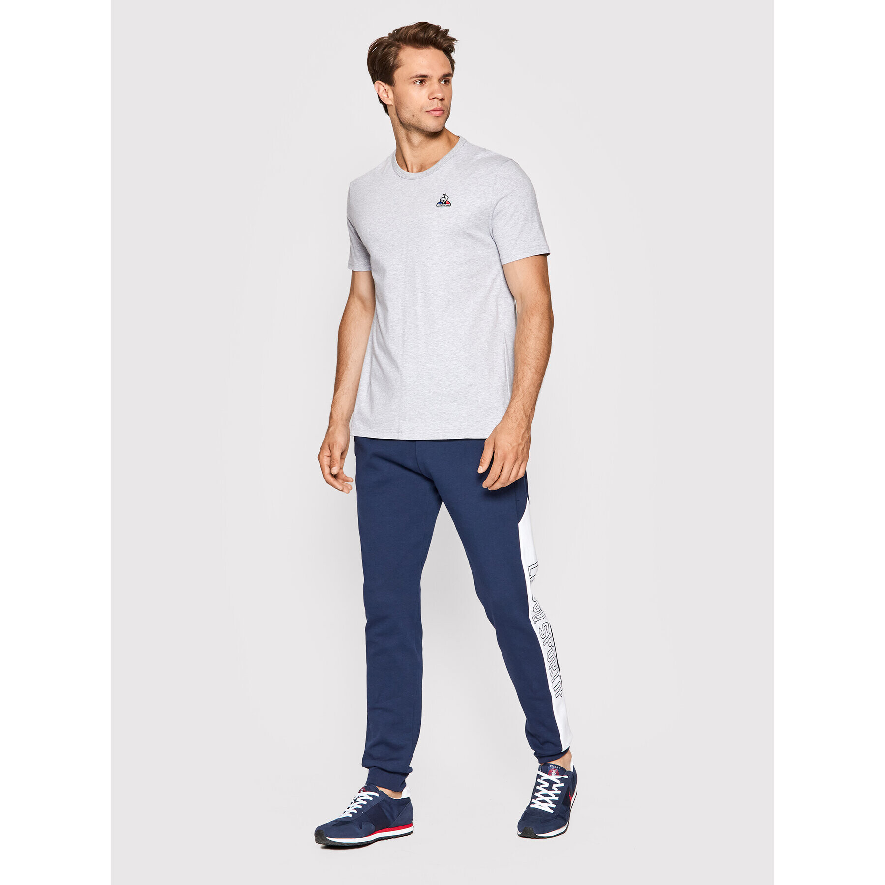 Le Coq Sportif Tricou 2120201 Gri Regular Fit - Pled.ro