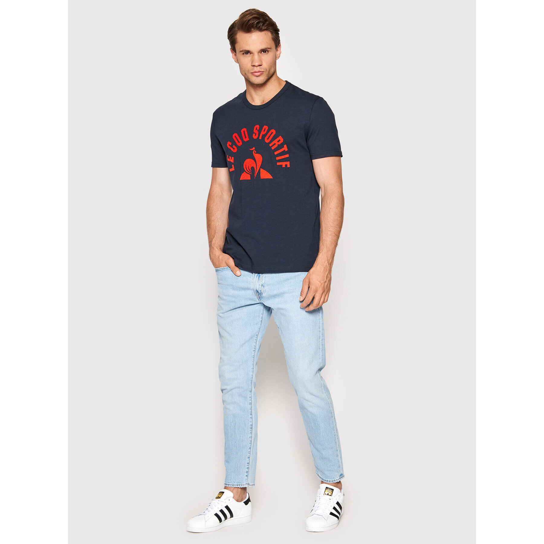 Le Coq Sportif Tricou 2210560 Bleumarin Regular Fit - Pled.ro