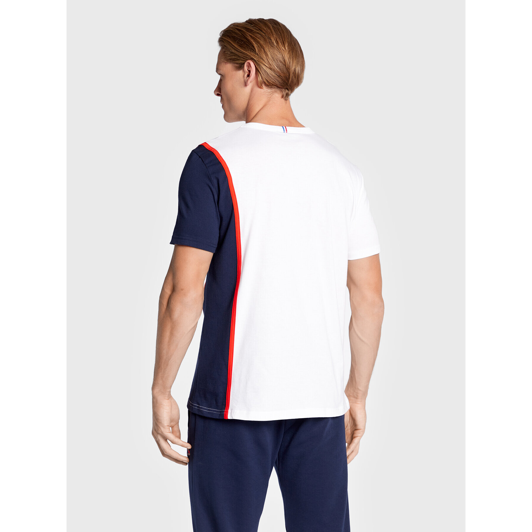 Le Coq Sportif Tricou 2220286 Alb Regular Fit - Pled.ro