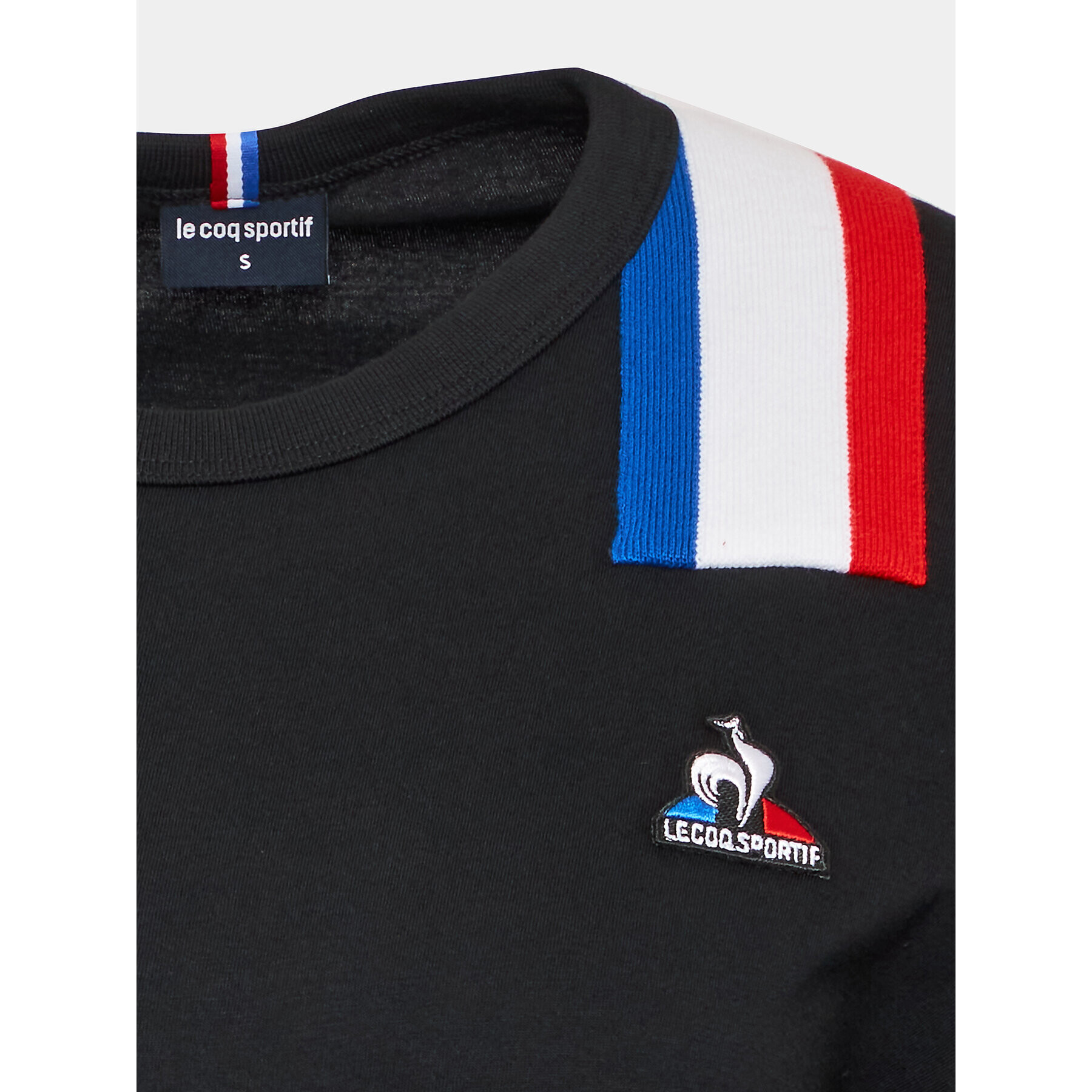 Le Coq Sportif Tricou 2220302 Negru Regular Fit - Pled.ro