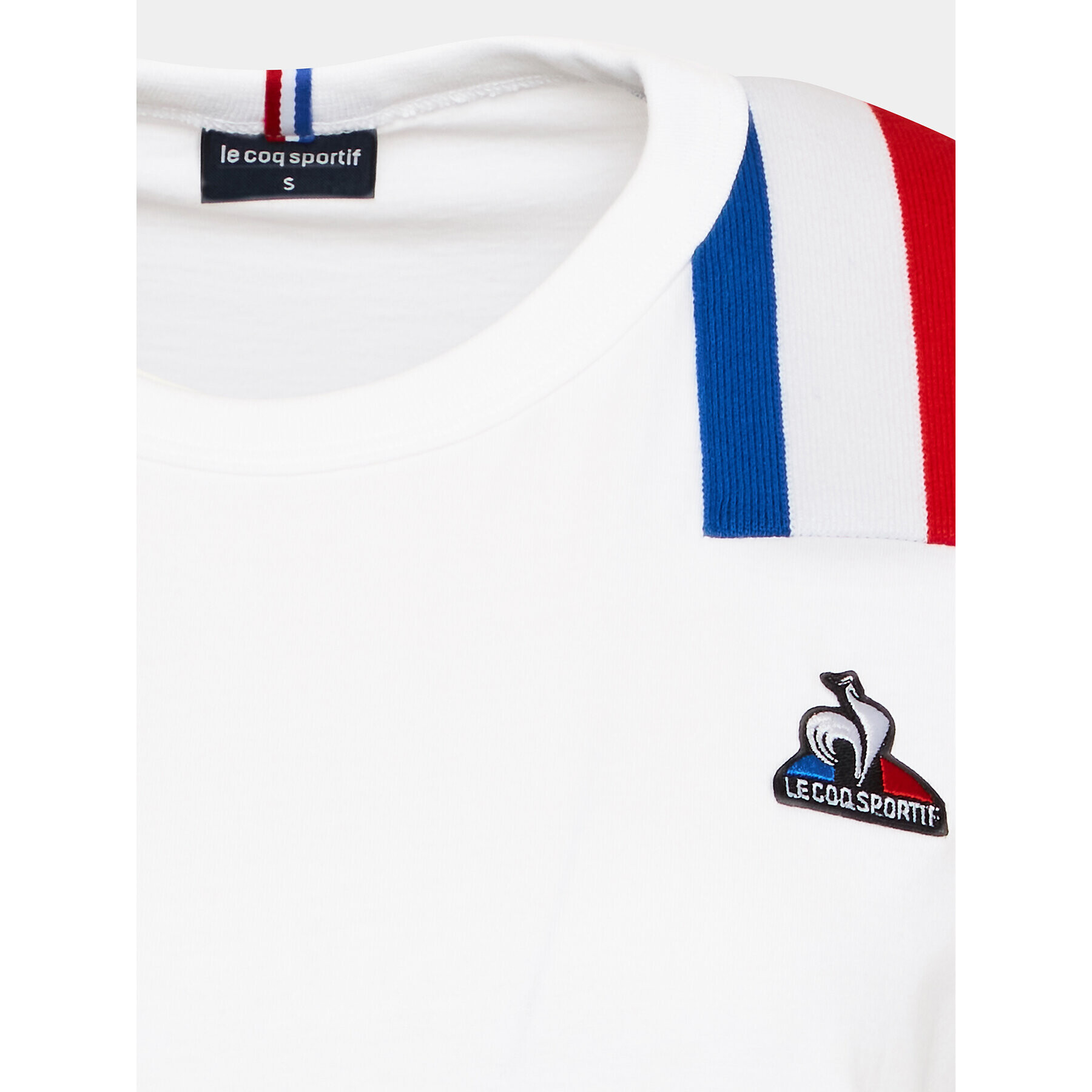 Le Coq Sportif Tricou 2220303 Alb Regular Fit - Pled.ro