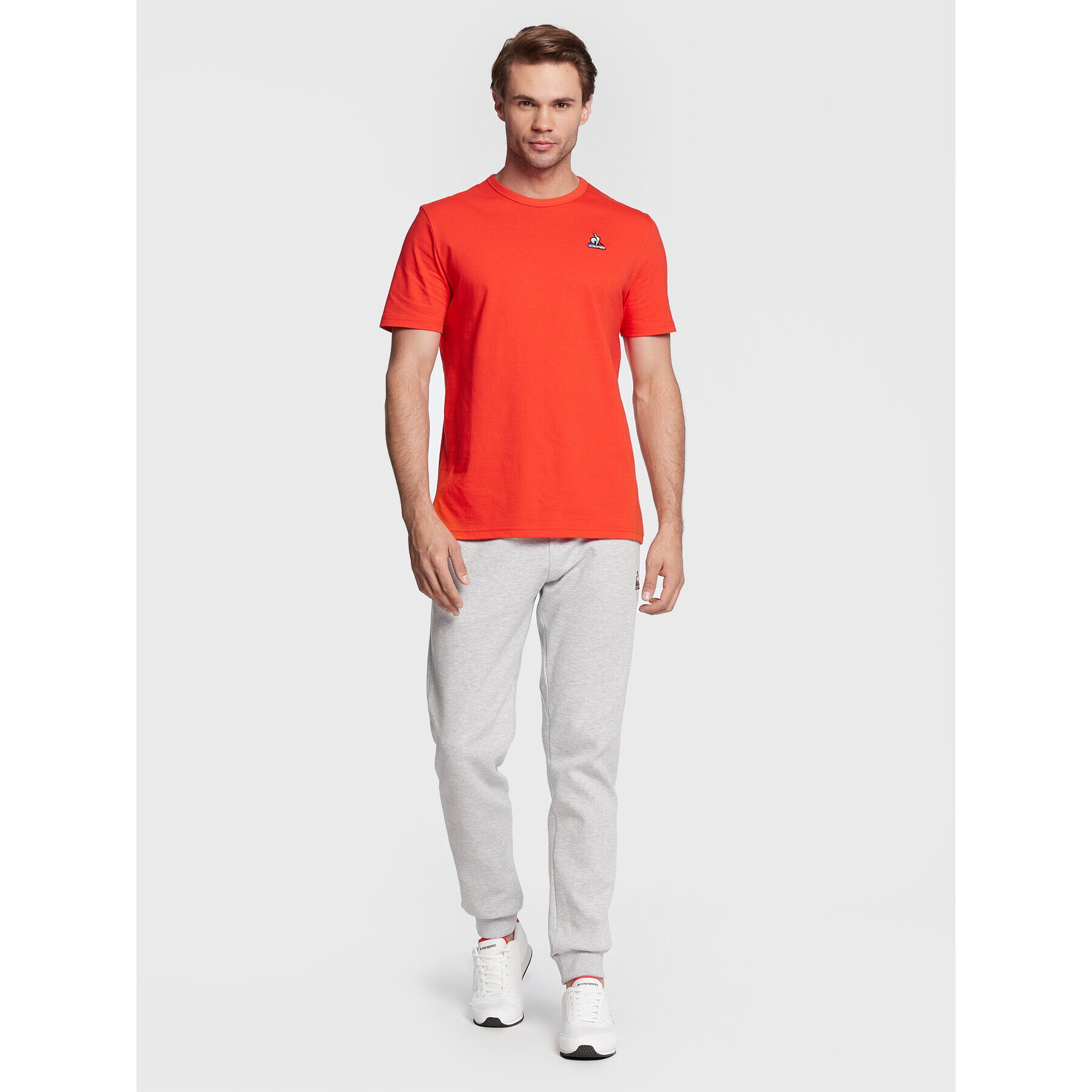 Le Coq Sportif Tricou 2220558 Roșu Regular Fit - Pled.ro