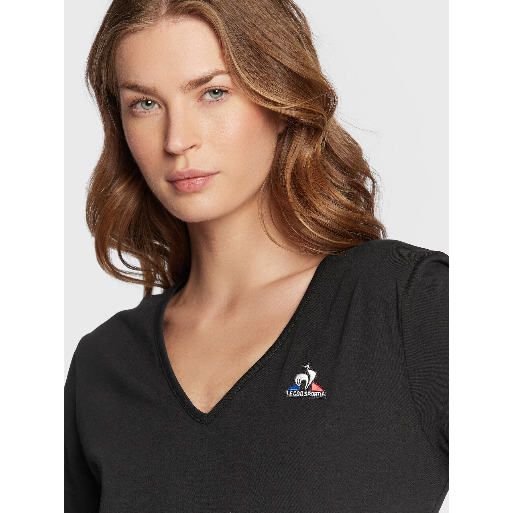 Le Coq Sportif Tricou 2220568 Negru Regular Fit - Pled.ro