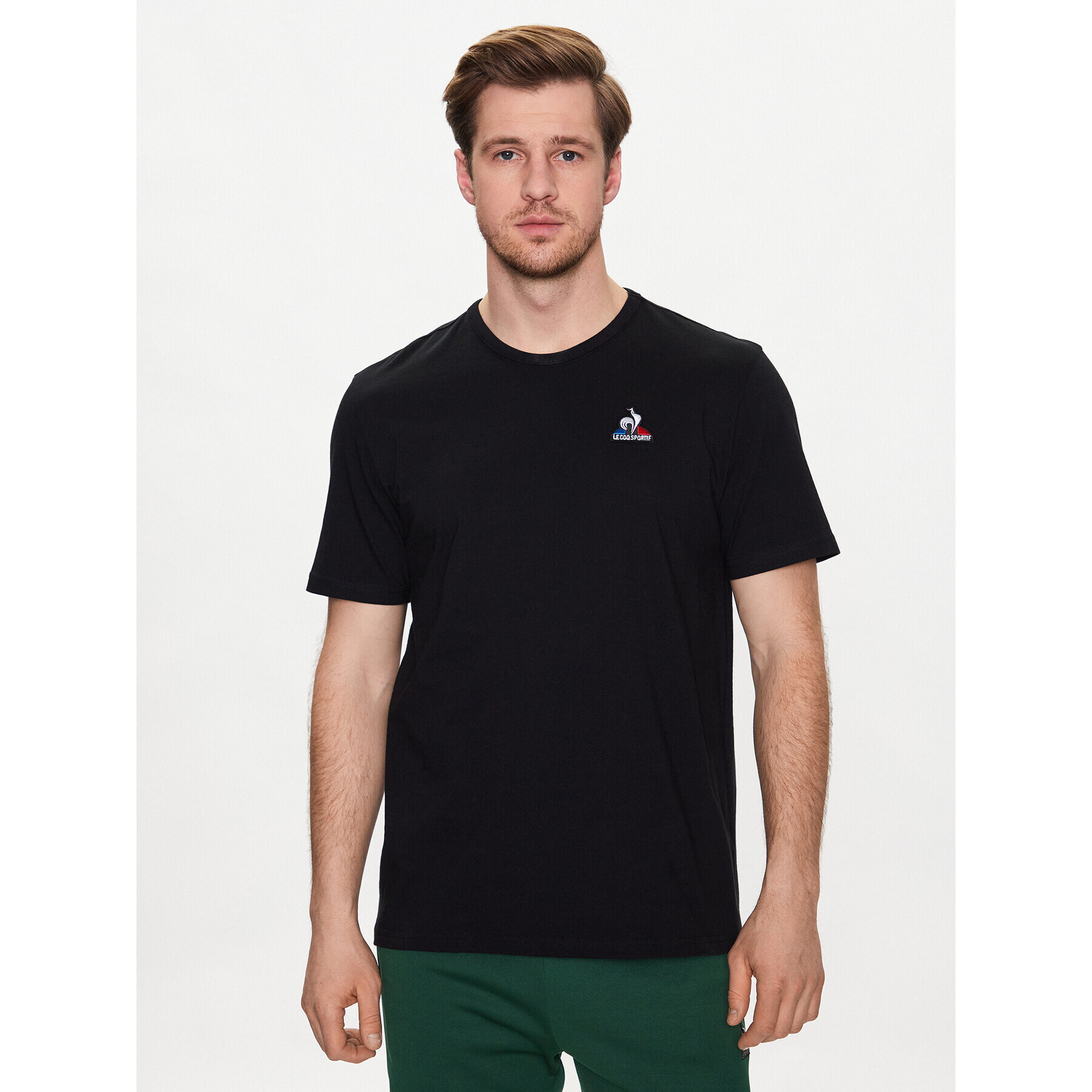 Le Coq Sportif Tricou 2310544 Negru Regular Fit - Pled.ro