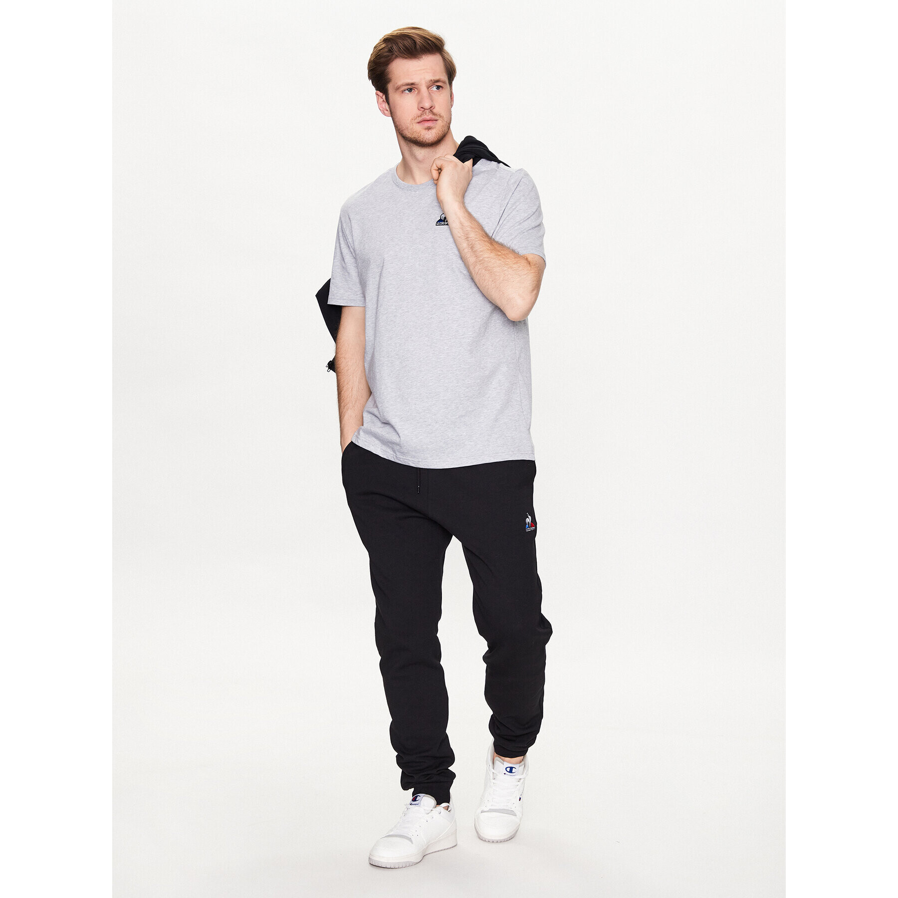 Le Coq Sportif Tricou 2310547 Gri Regular Fit - Pled.ro