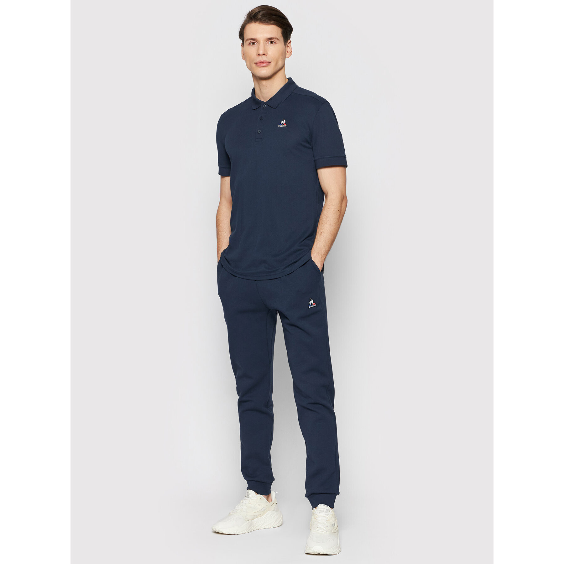 Le Coq Sportif Tricou polo 2120705 Bleumarin Regular Fit - Pled.ro