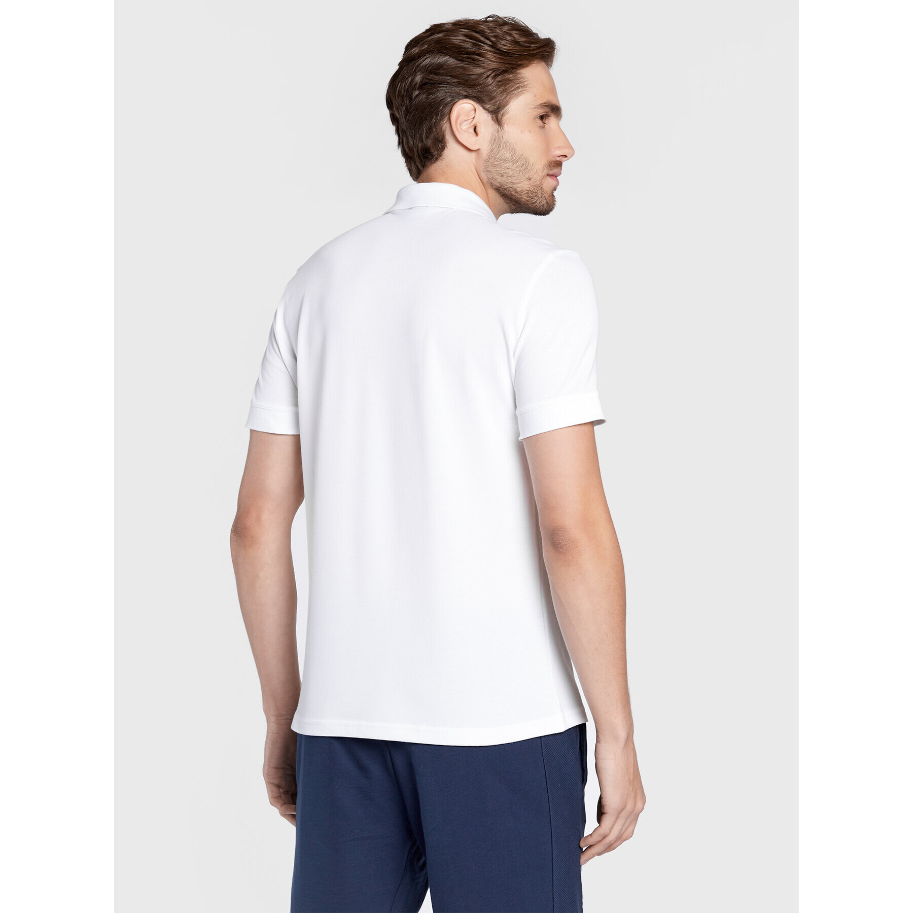 Le Coq Sportif Tricou polo 2121093 Alb Regular Fit - Pled.ro