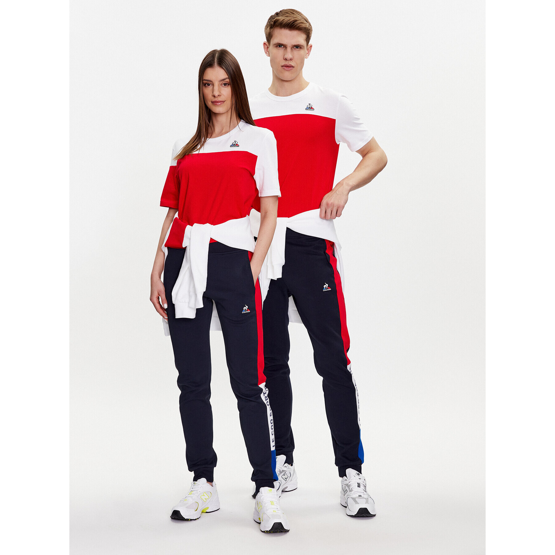 Le Coq Sportif Tricou Unisex 2310366 Roșu Regular Fit - Pled.ro