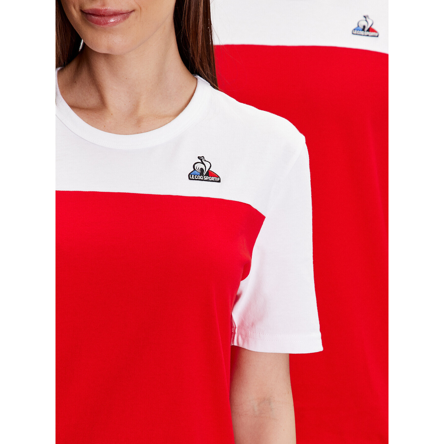 Le Coq Sportif Tricou Unisex 2310366 Roșu Regular Fit - Pled.ro