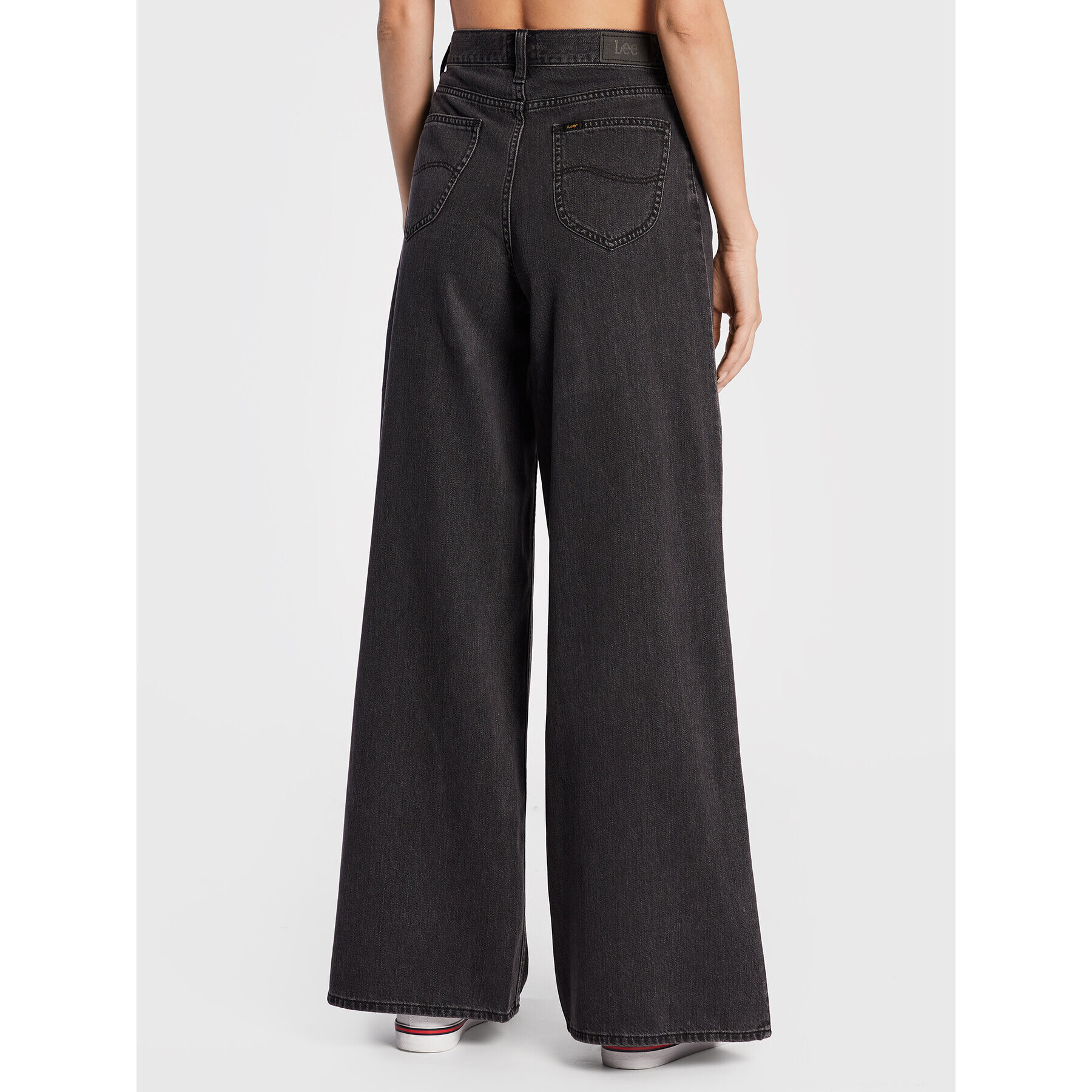 Lee Blugi Drew L32ANECY Negru Wide Leg - Pled.ro