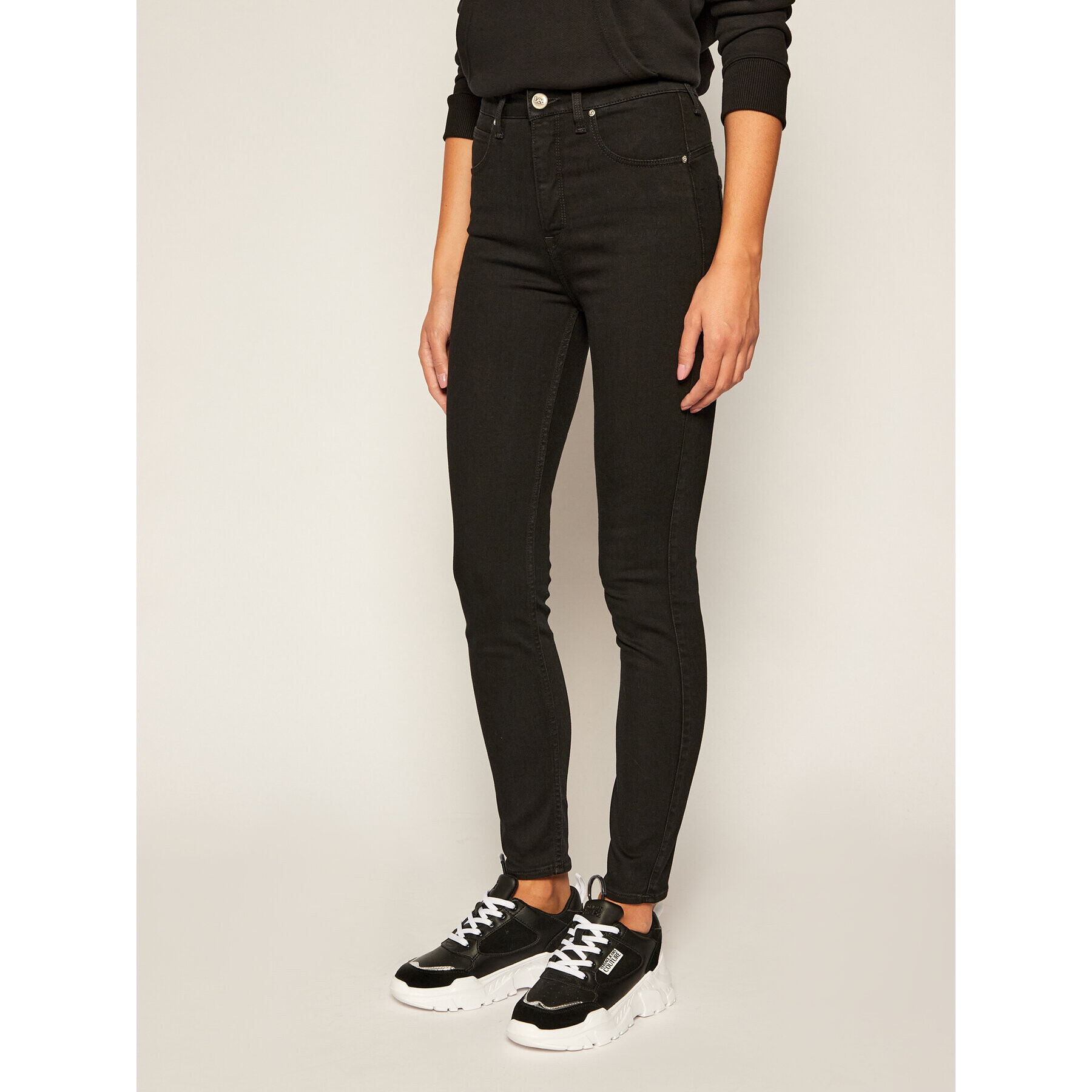 Lee Blugi Skinny Fit Scarlett L30LSY47 Negru Slim Fit - Pled.ro