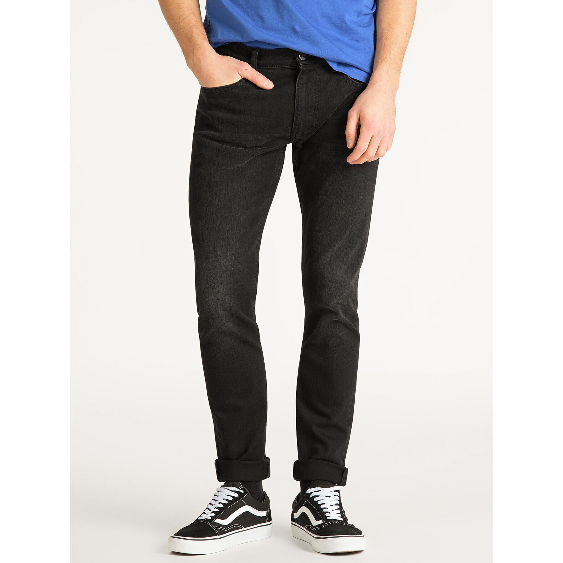 Lee Blugi Slim Fit Luke L719IZHL Negru Slim Fit - Pled.ro