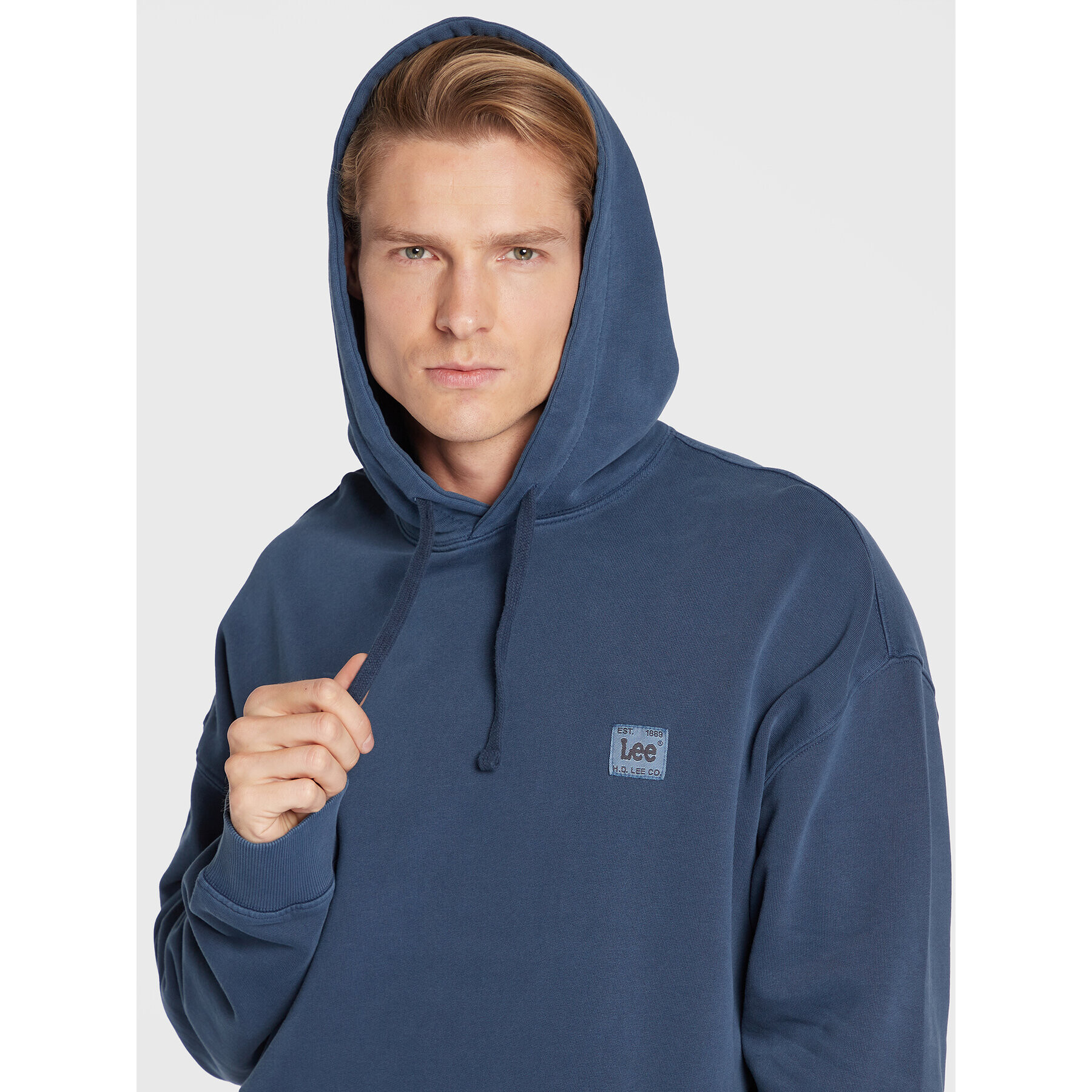 Lee Bluză Core L84WTJ54 112324000 Bleumarin Relaxed Fit - Pled.ro