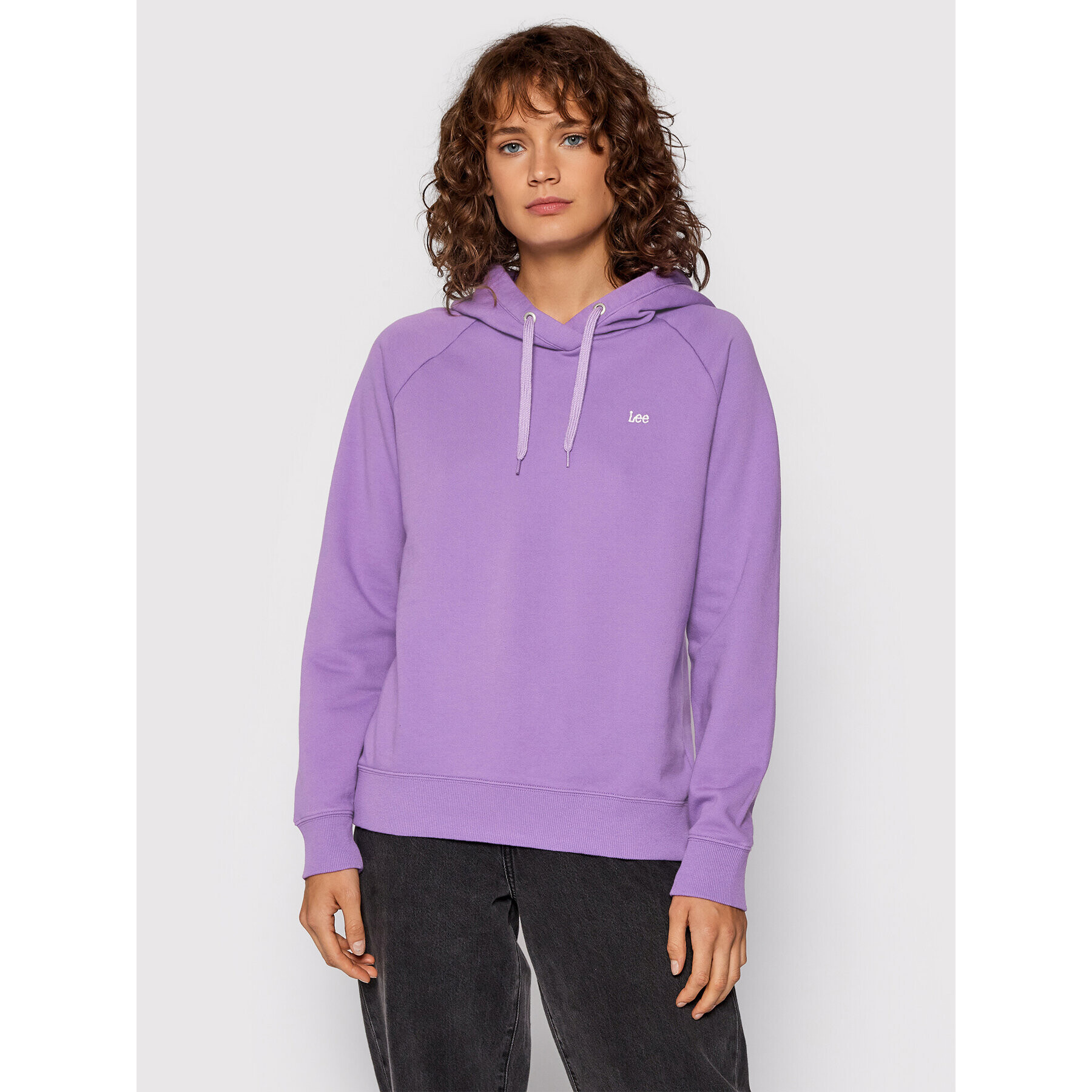 Lee Bluză Essential L53WTXTI Violet Regular Fit - Pled.ro