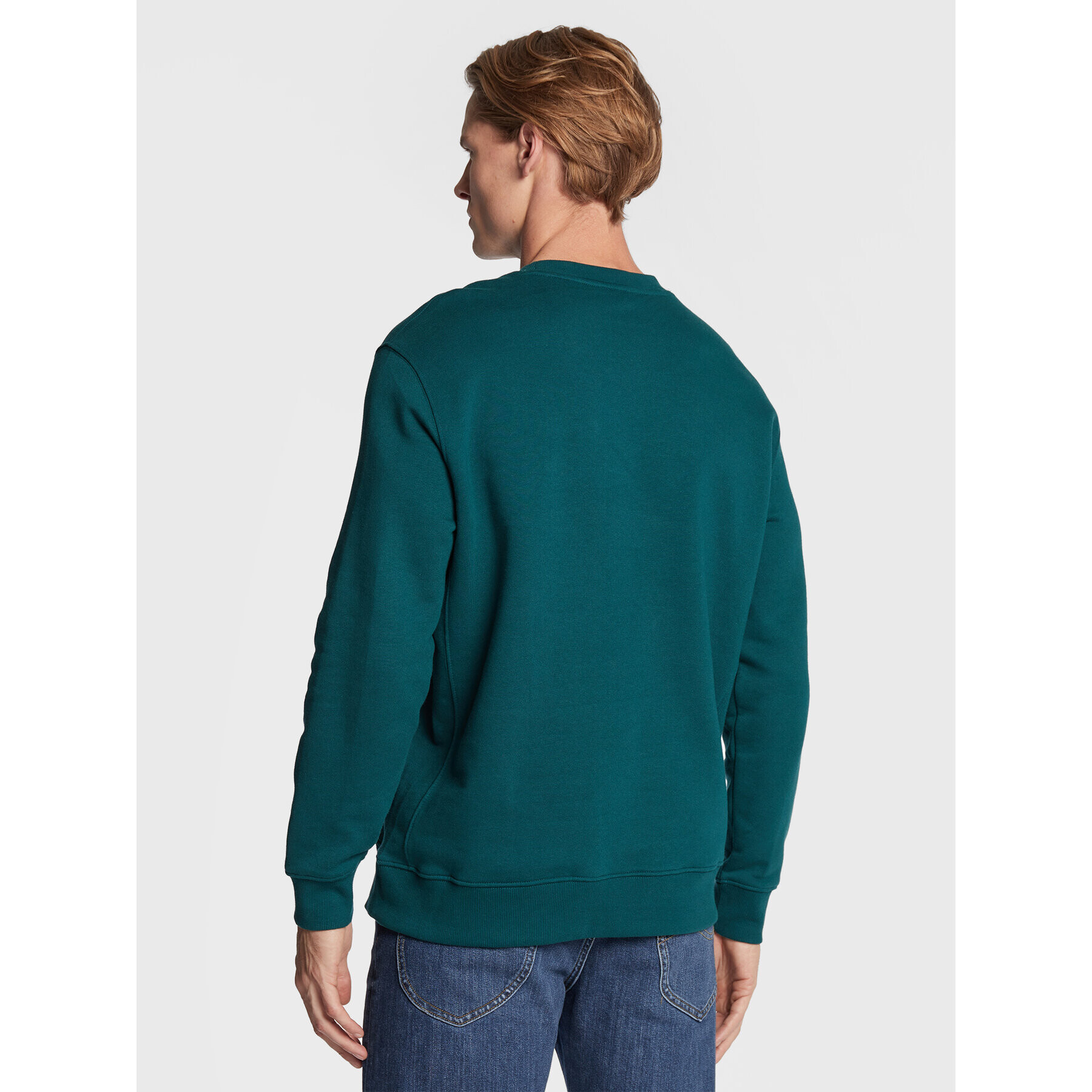 Lee Bluză Plain L81IRY96 Verde Regular Fit - Pled.ro