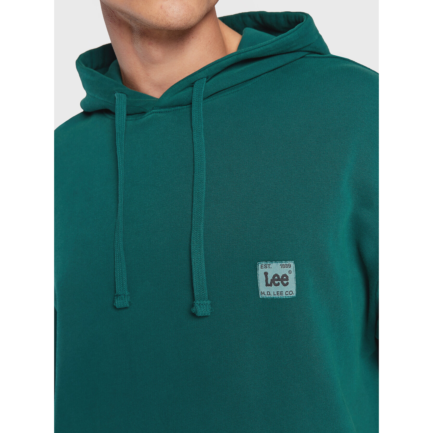 Lee Bluză Core L84WTJ96 112322638 Verde Relaxed Fit - Pled.ro