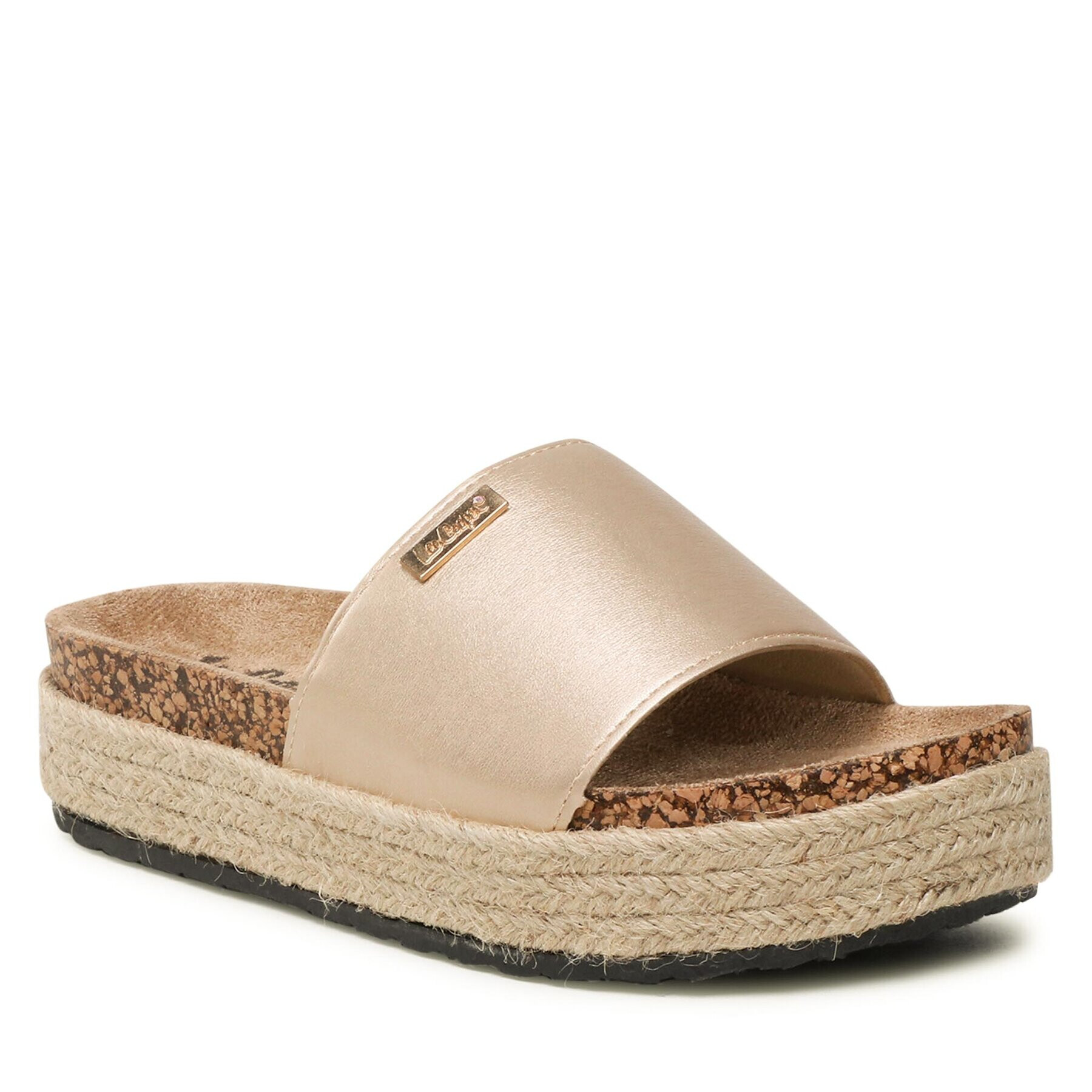 Lee Cooper Espadrile LCW-23-35 Auriu - Pled.ro