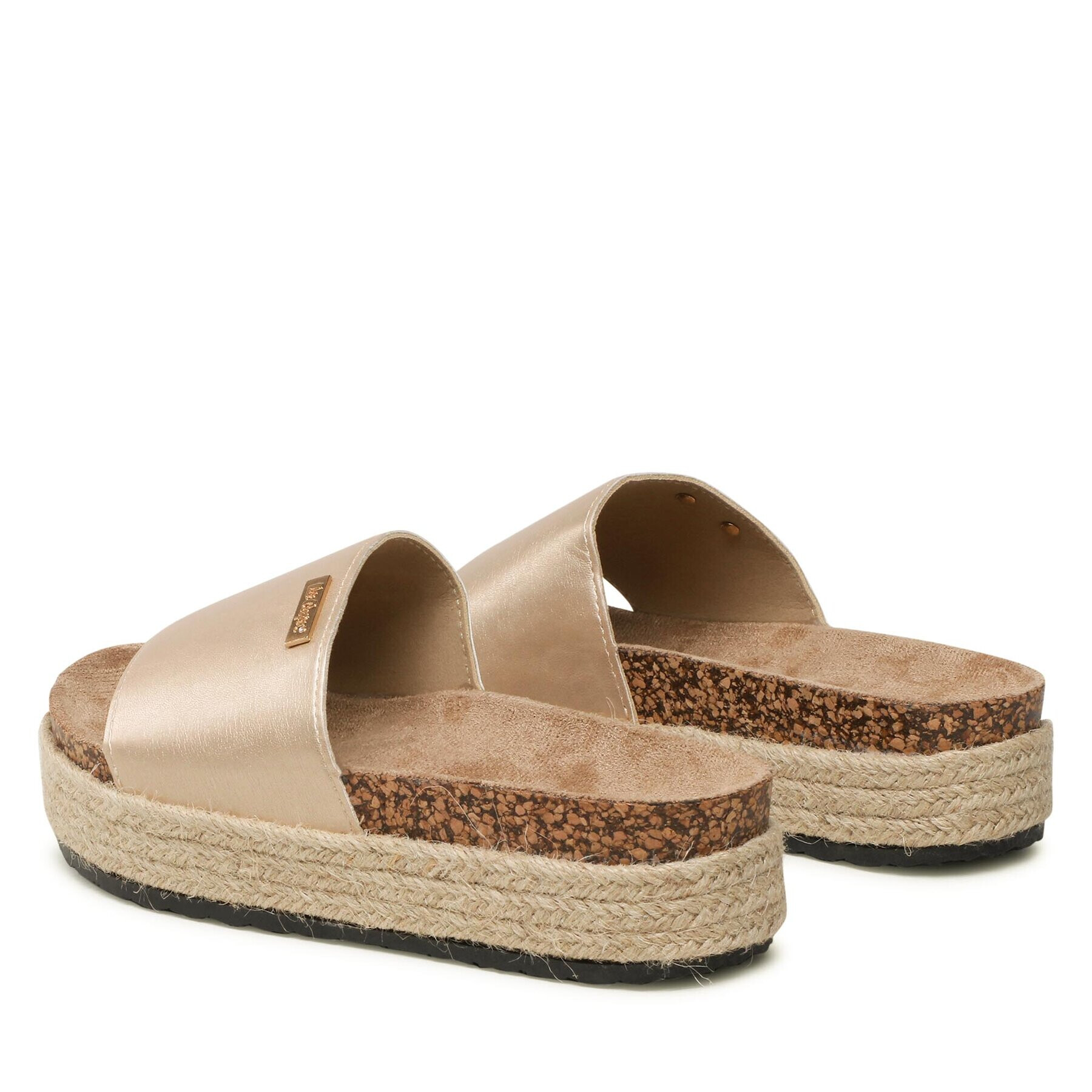 Lee Cooper Espadrile LCW-23-35 Auriu - Pled.ro