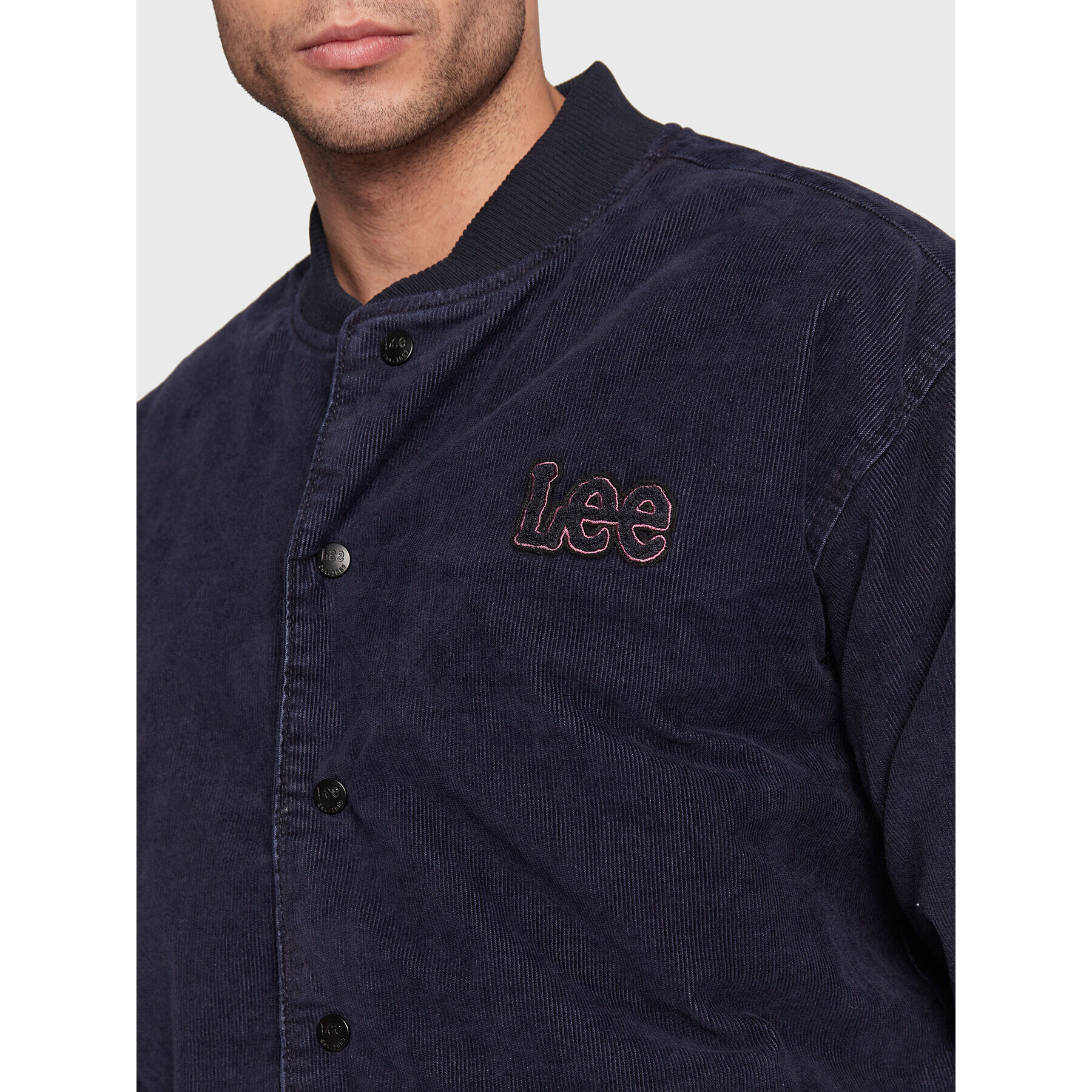 Lee Geacă bomber Varsity L89PDNPM Bleumarin Regular Fit - Pled.ro