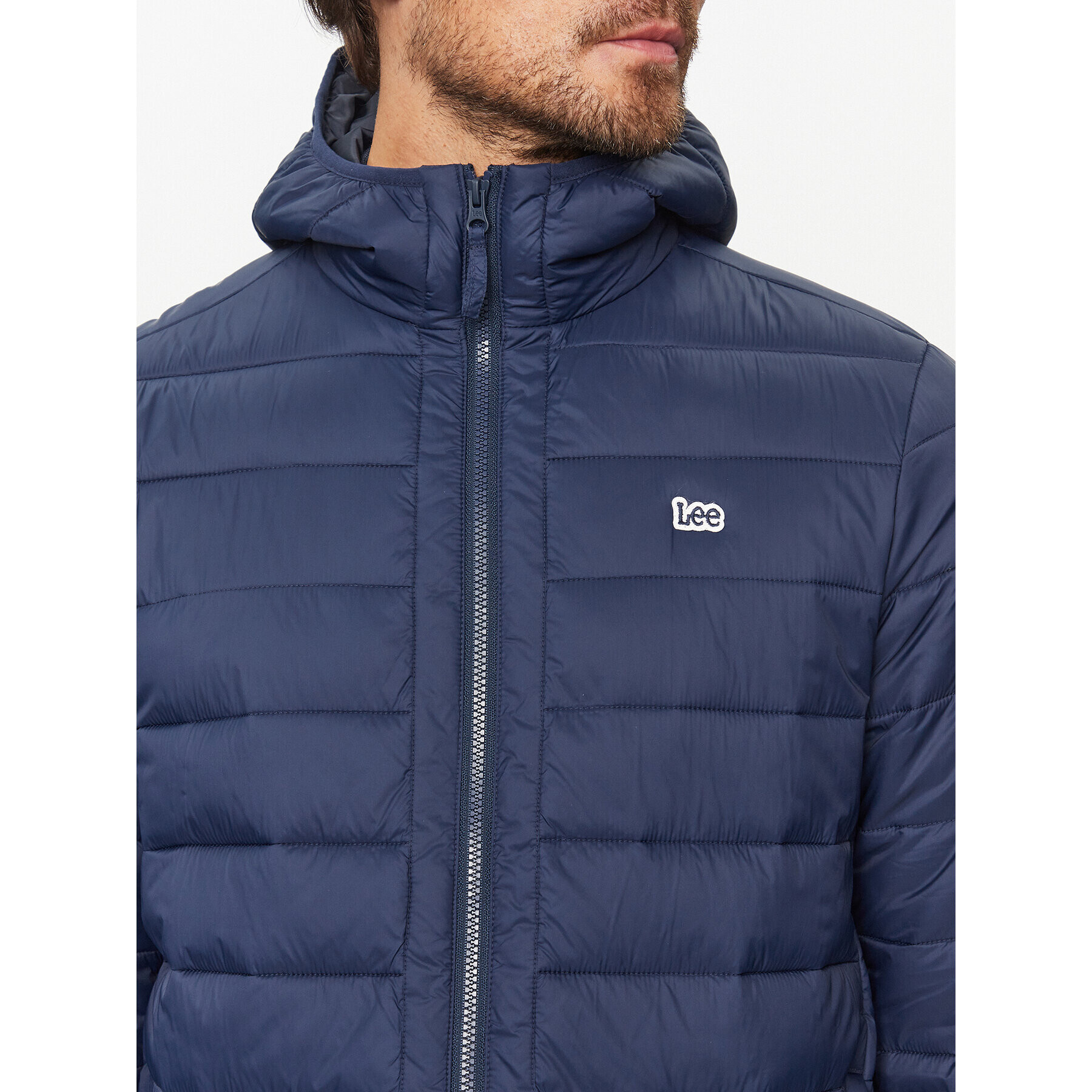 Lee Geacă din puf 112342992 Bleumarin Regular Fit - Pled.ro