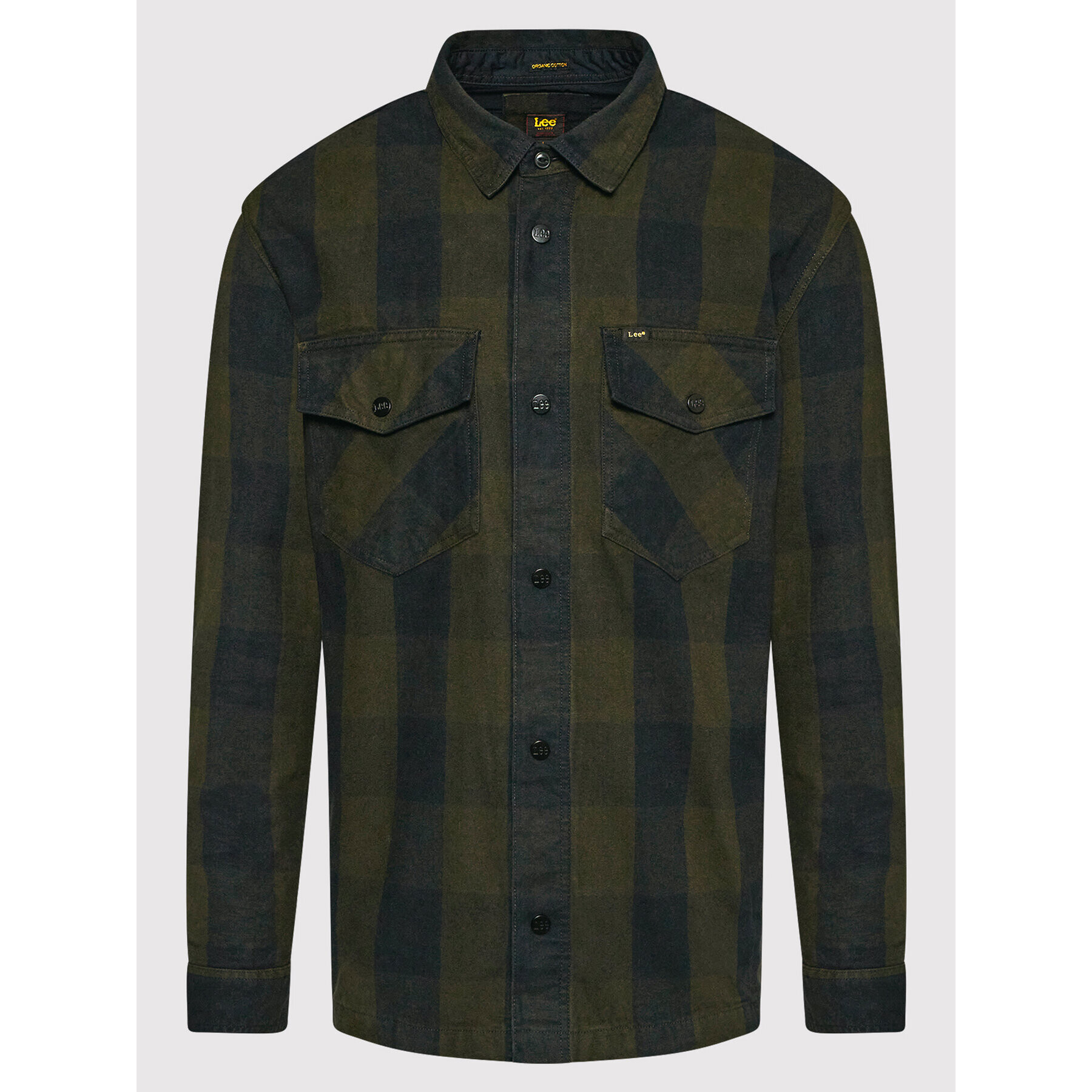 Lee Geacă Overshirt L66EMOOJ Verde Relaxed Fit - Pled.ro