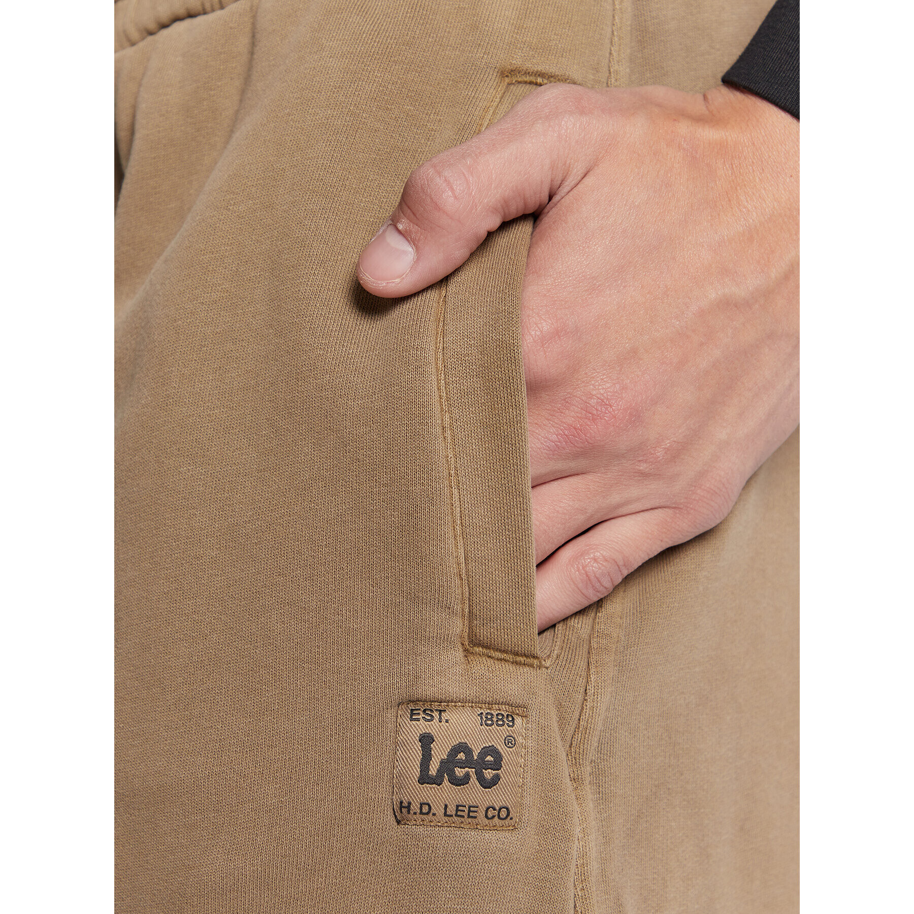 Lee Pantaloni trening Ammonite L74LTJ85 112322424 Bej Relaxed Fit - Pled.ro