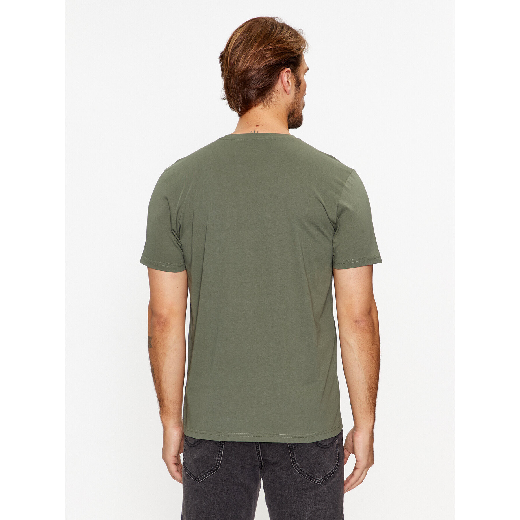 Lee Tricou 112341715 Verde Regular Fit - Pled.ro