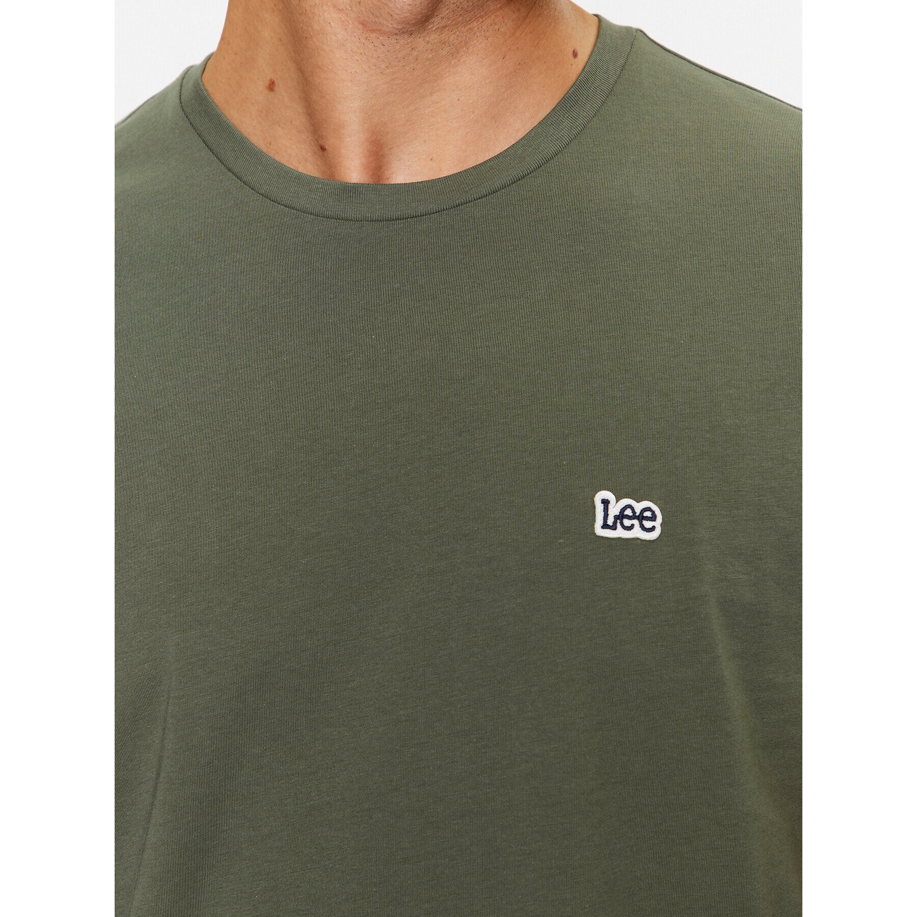 Lee Tricou 112341715 Verde Regular Fit - Pled.ro