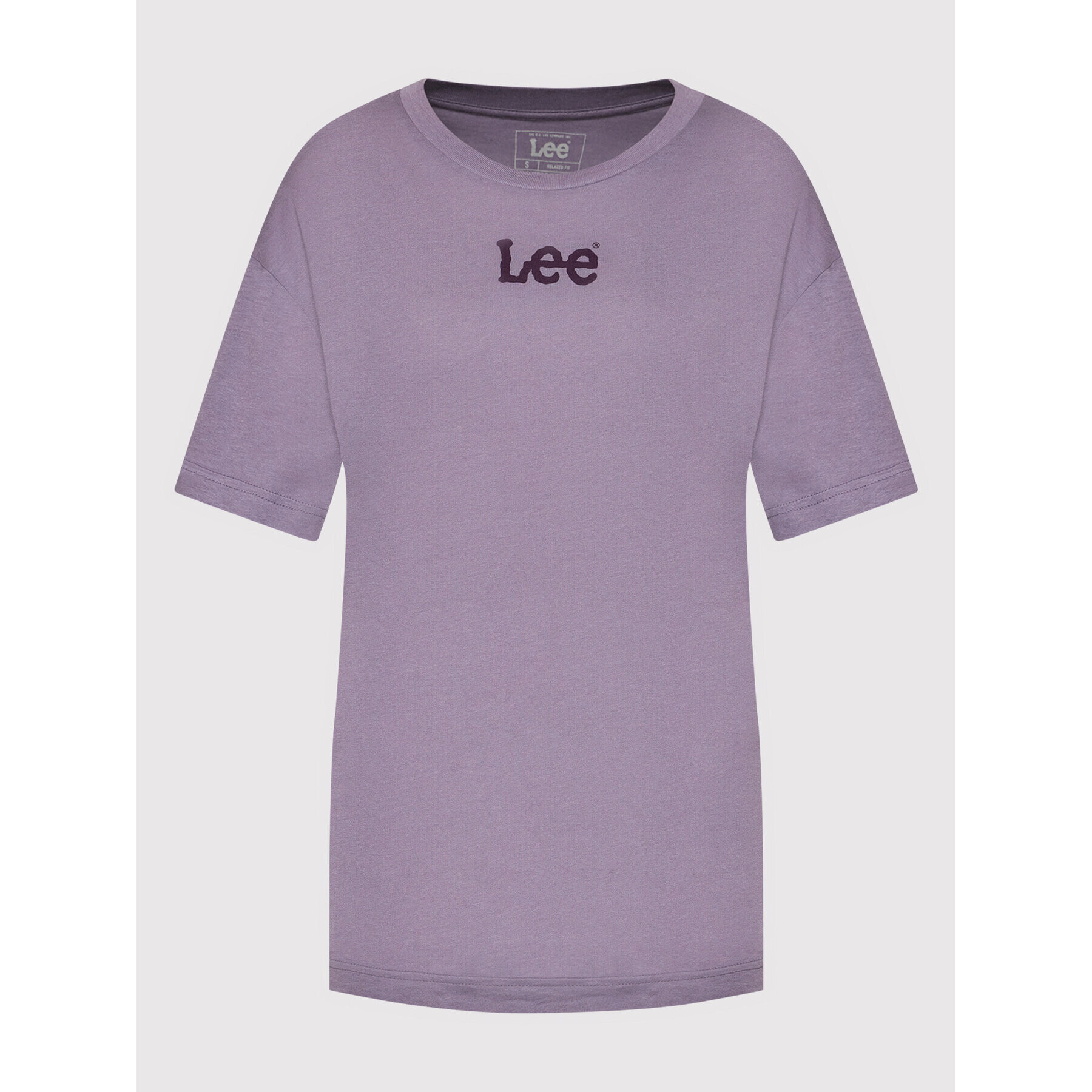 Lee Tricou Crew L43PBYTZ Violet Relaxed Fit - Pled.ro