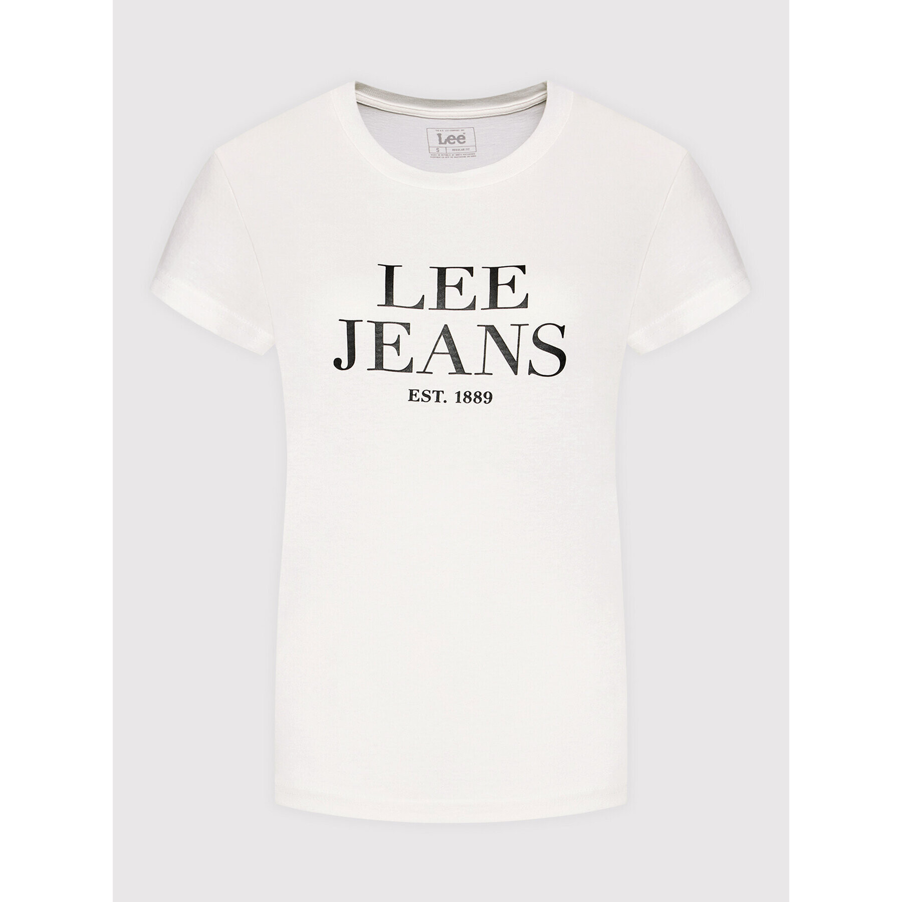 Lee Tricou Graphic Tee L41UFERR Alb Regular Fit - Pled.ro