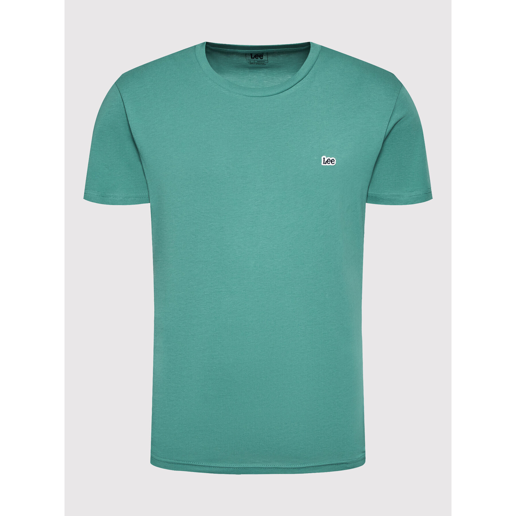 Lee Tricou Patch Logo L60UFQDO Verde Regular Fit - Pled.ro