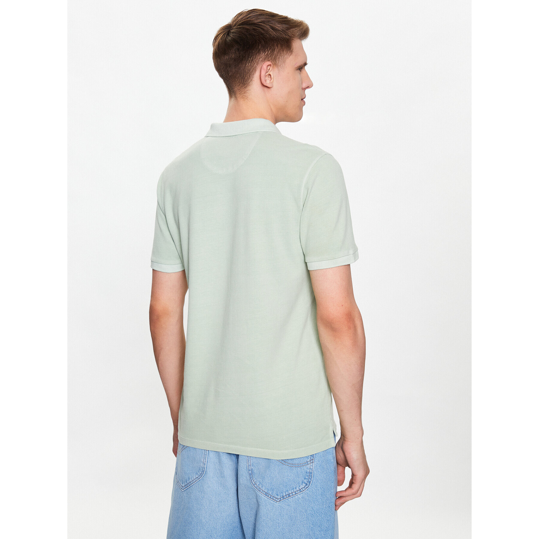 Lee Tricou polo L65CQS41 Verde Regular Fit - Pled.ro