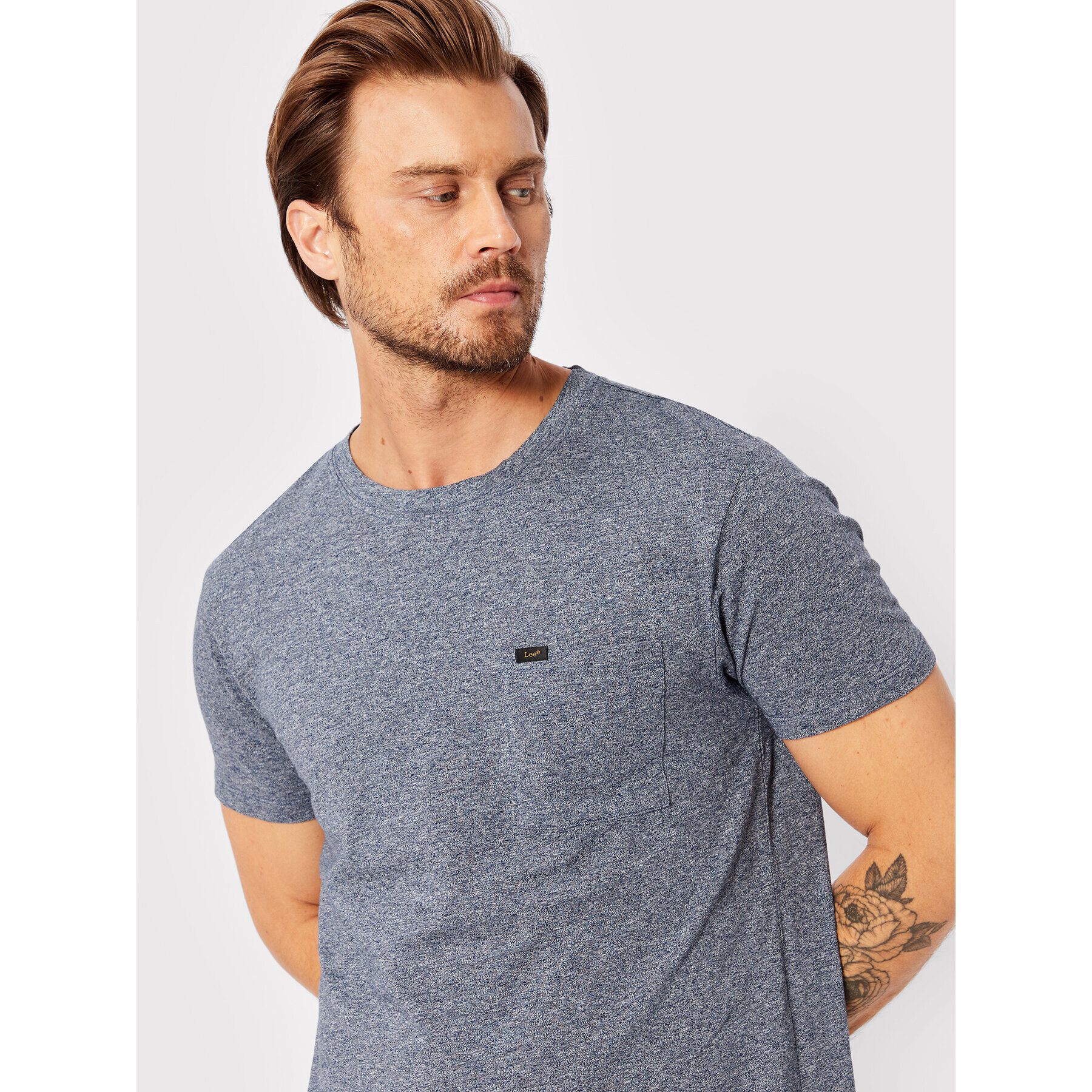 Lee Tricou Ultimate Pocket L66JWT54 Bleumarin Slim Fit - Pled.ro