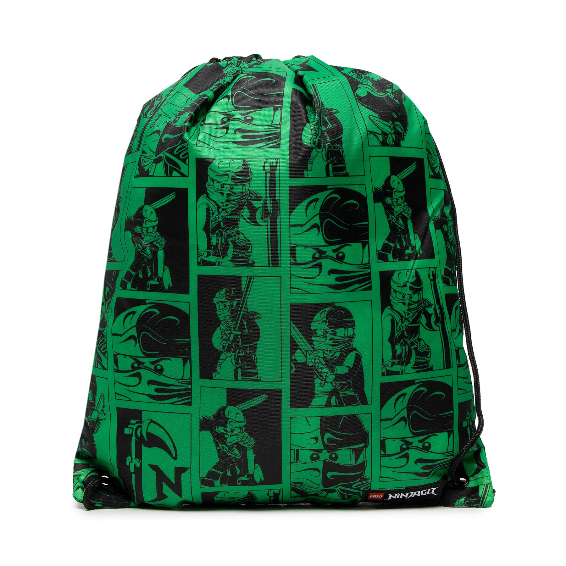 LEGO Rucsac tip sac Drawstring Bag 10034-2201 Verde - Pled.ro