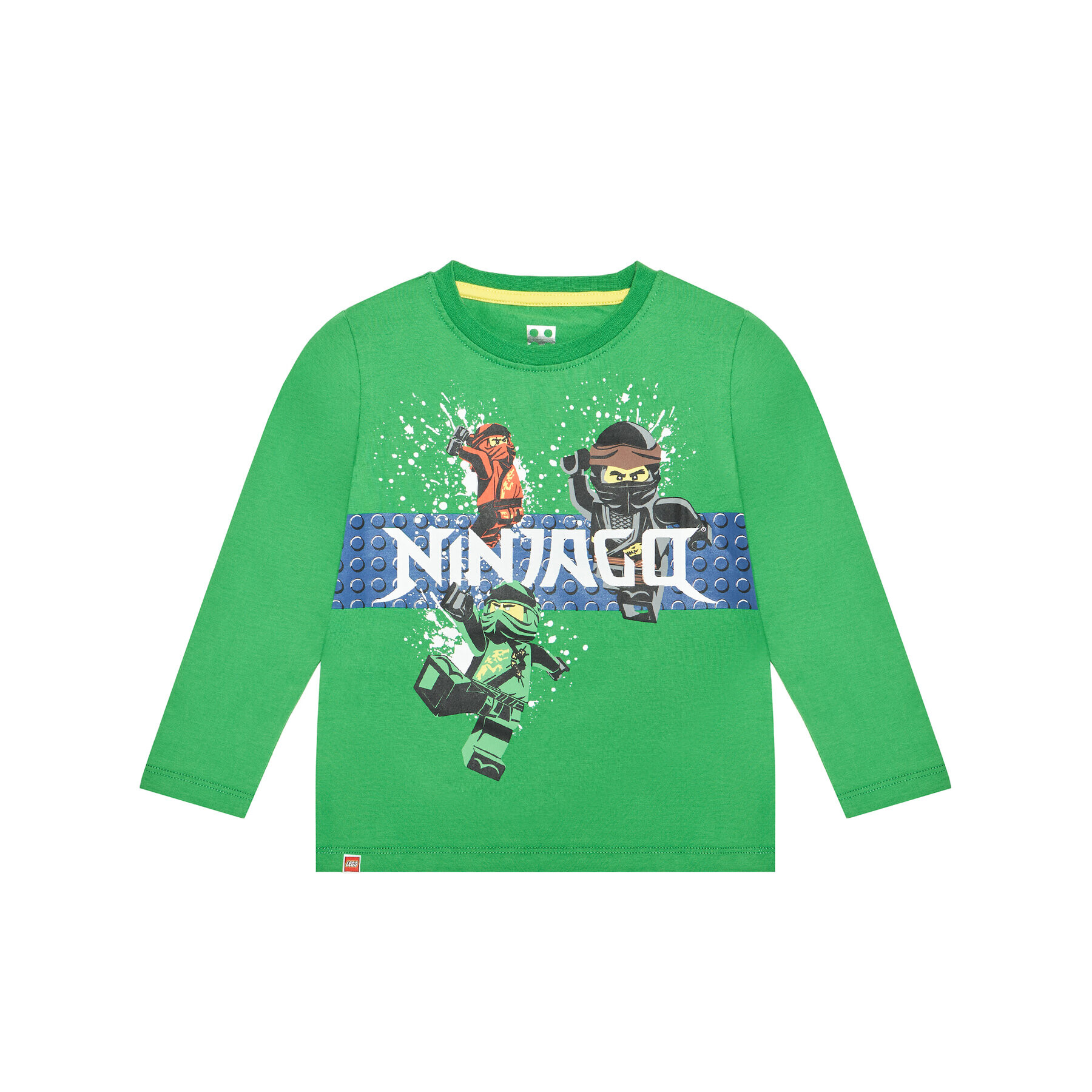 LEGO Wear Bluză 12010116 Verde Regular Fit - Pled.ro