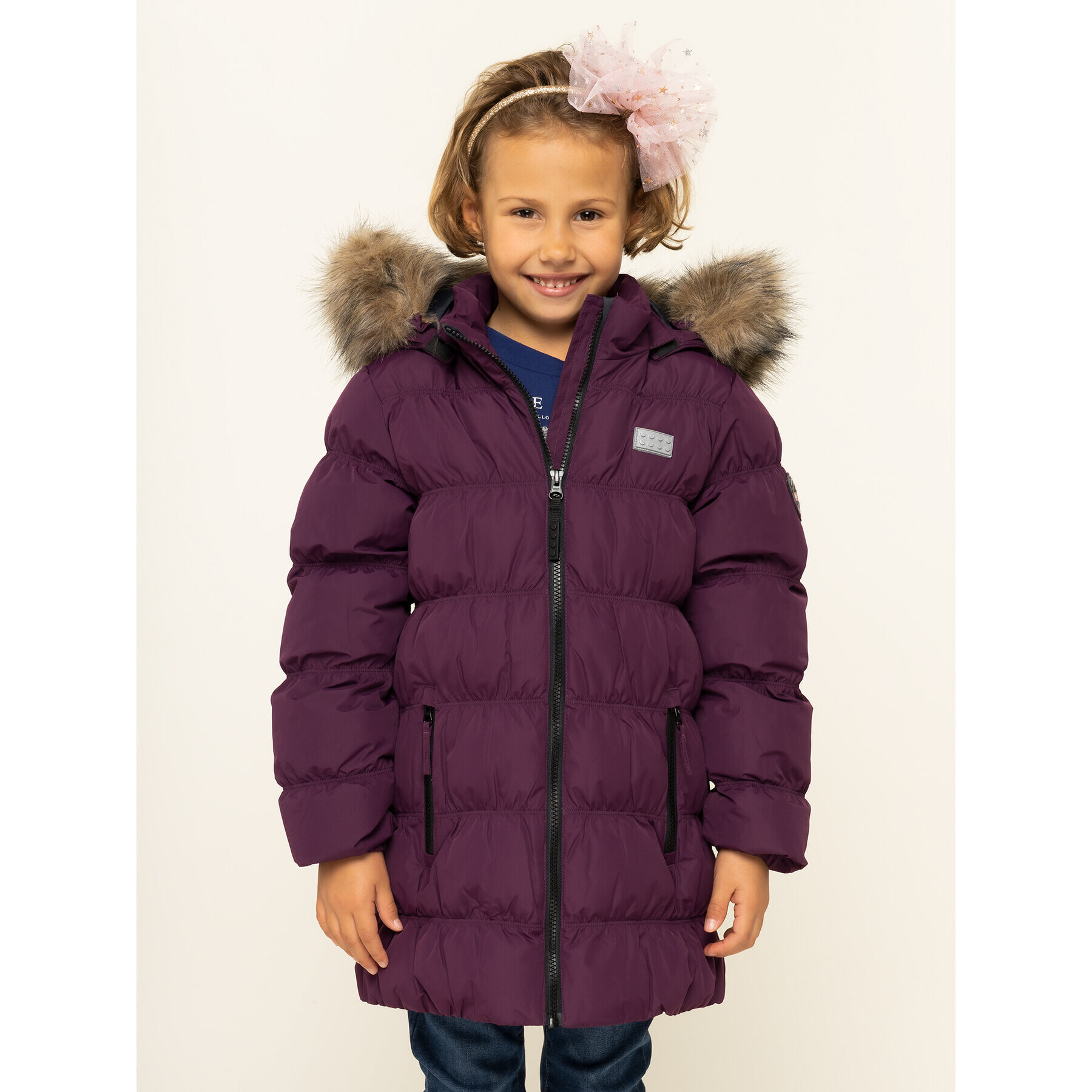 LEGO Wear Geacă din puf LWJosefine 703 21472 Violet Regular Fit - Pled.ro