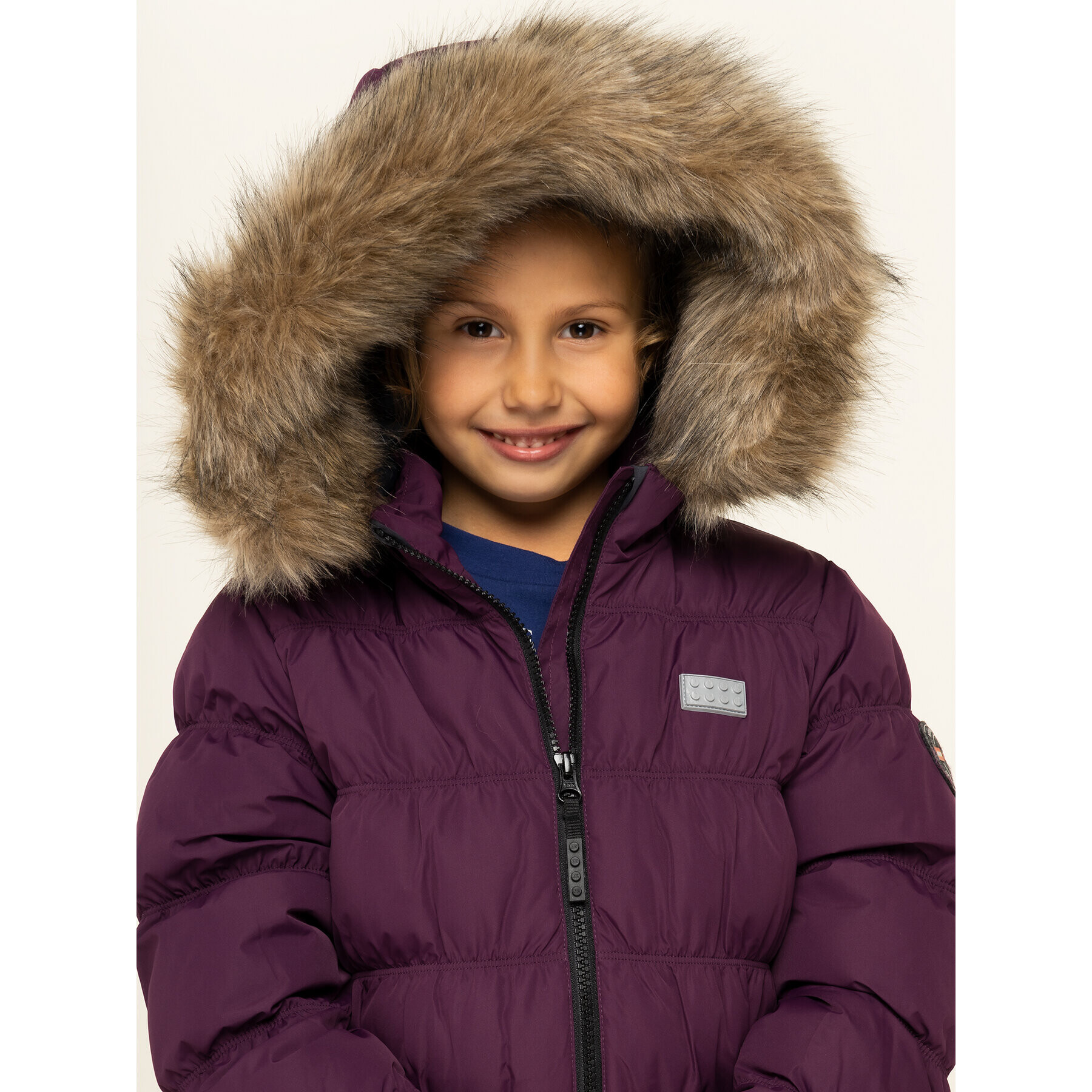 LEGO Wear Geacă din puf LWJosefine 703 21472 Violet Regular Fit - Pled.ro