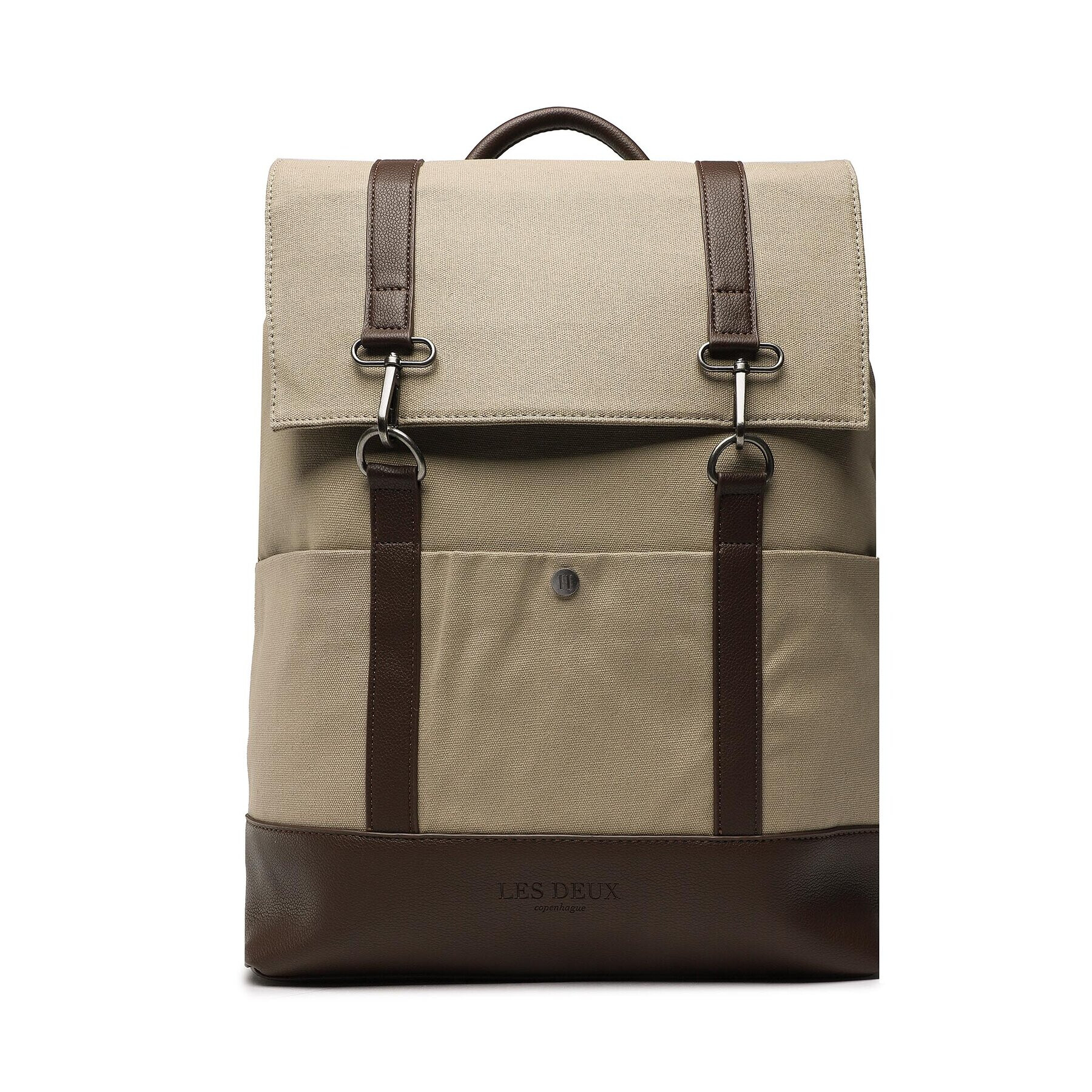 Les Deux Rucsac Warner Canvas Backpack LDM940036 Bej - Pled.ro