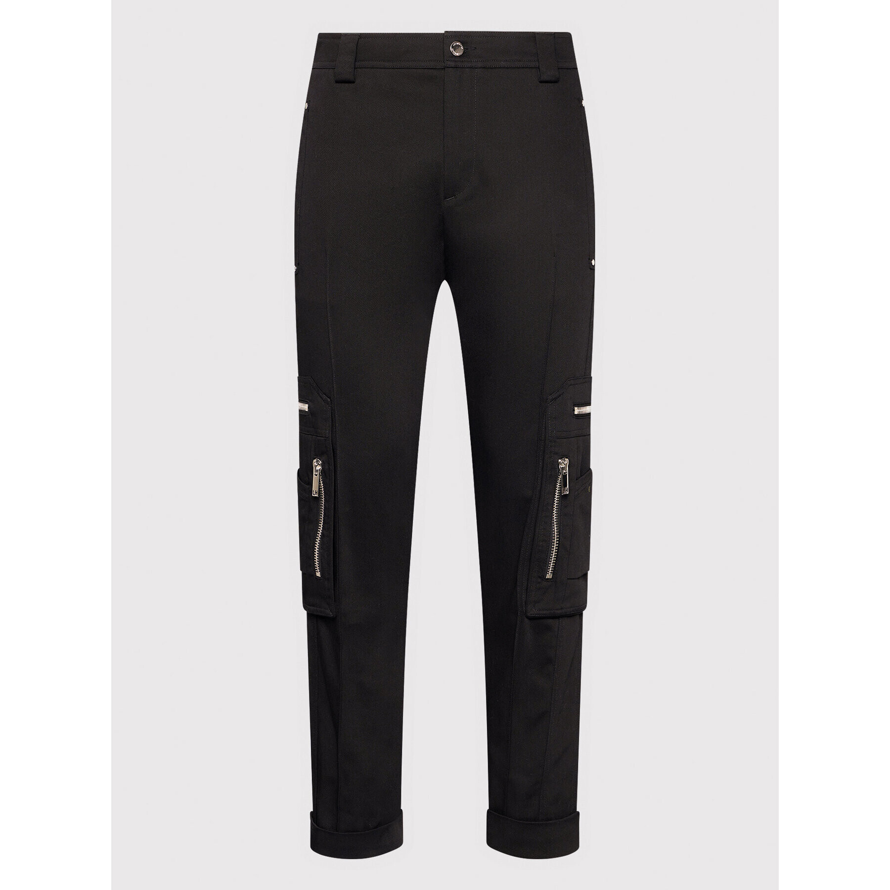 Les Hommes Pantaloni din material LLP133335U Negru Regular Fit - Pled.ro