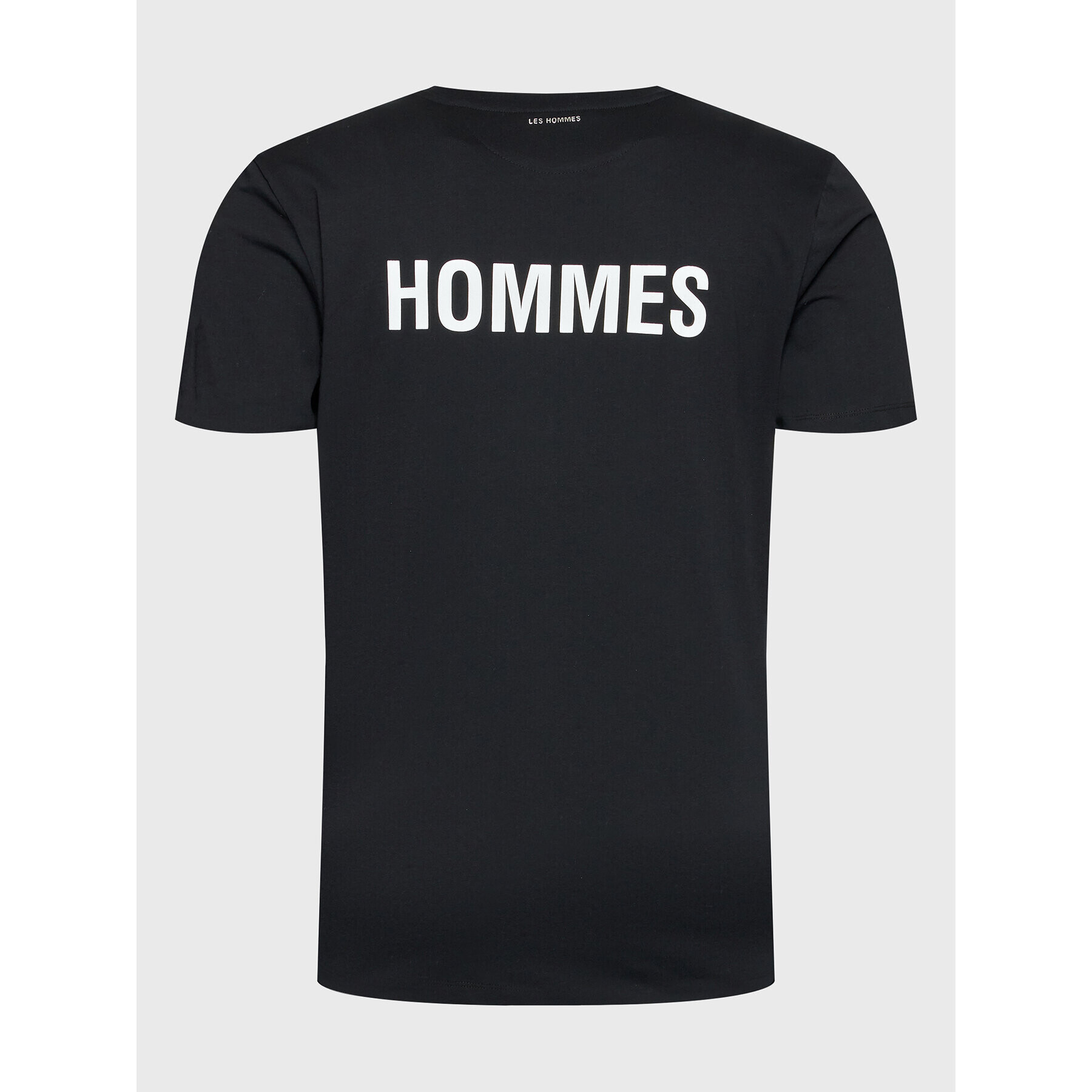 Les Hommes Tricou LF2243010700 Negru Regular Fit - Pled.ro