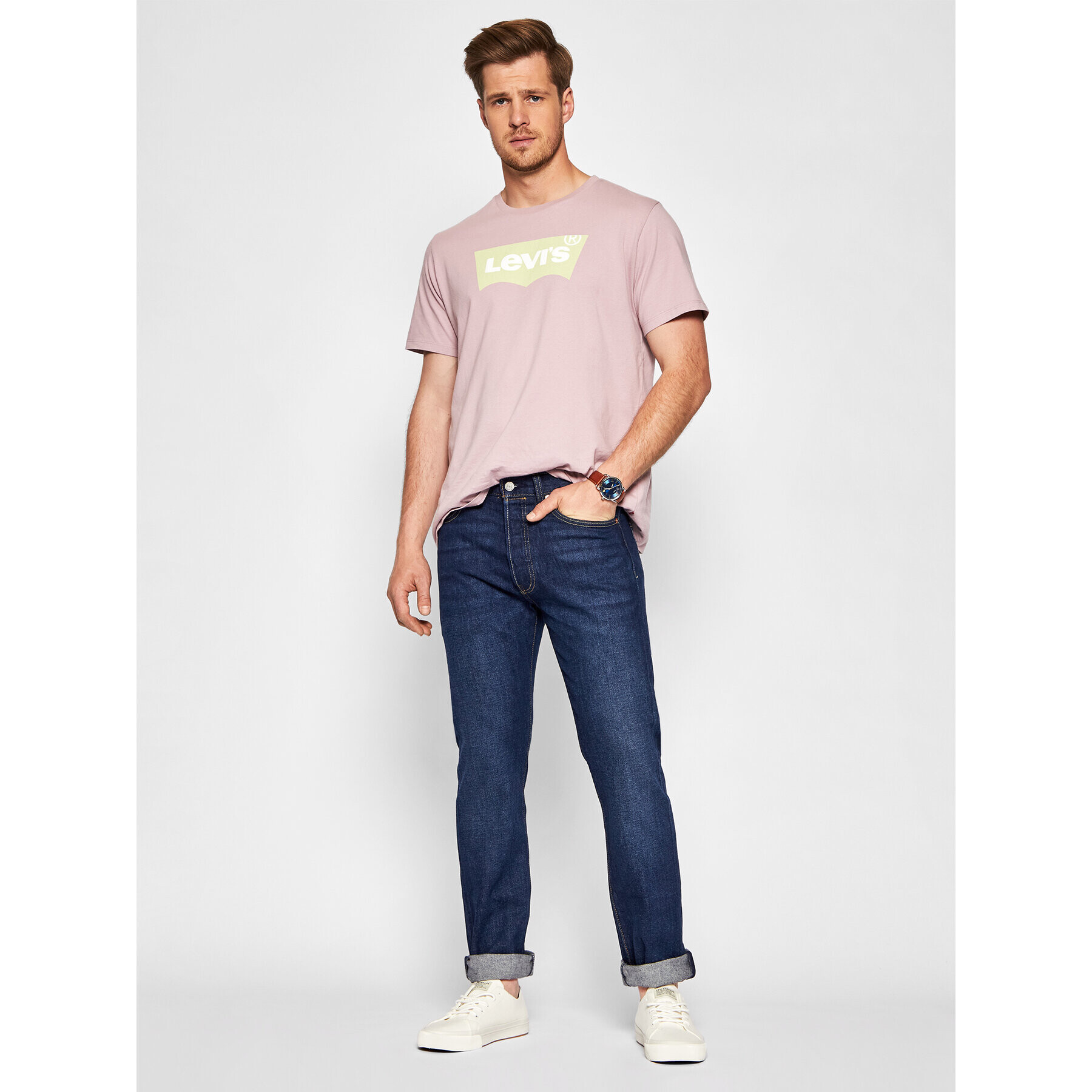 Levi's® Blugi 501® 00501-3139 Bleumarin Original Fit - Pled.ro