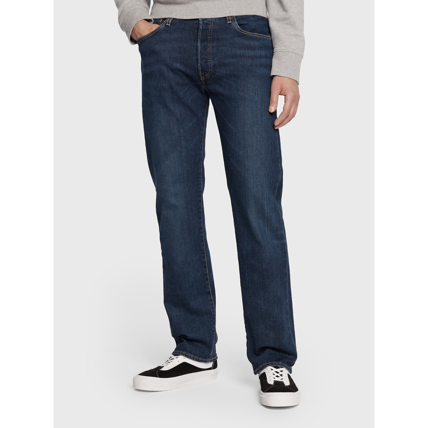 Levi's® Blugi 501® 00501-3199 Bleumarin Straight Leg - Pled.ro