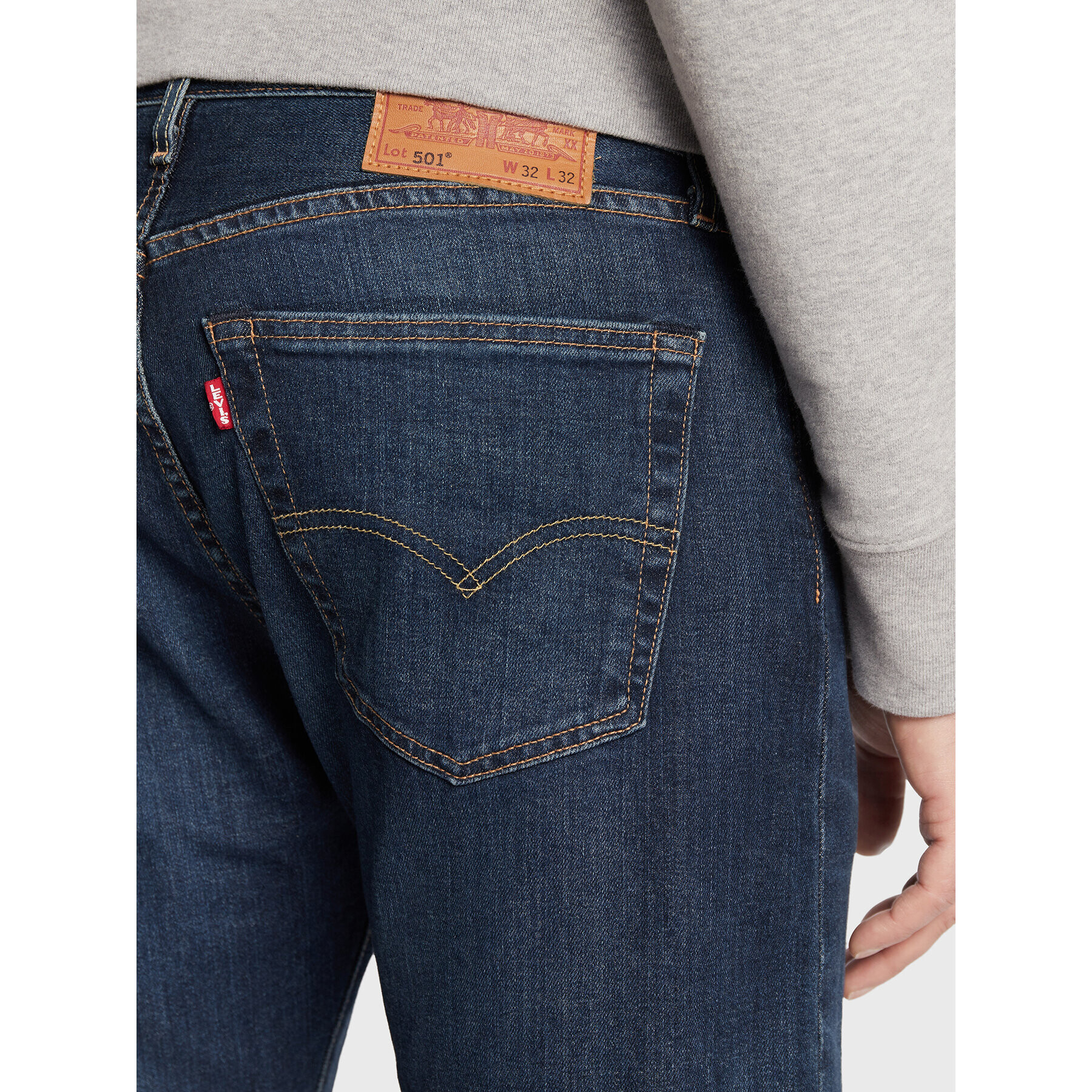 Levi's® Blugi 501® 00501-3199 Bleumarin Straight Leg - Pled.ro