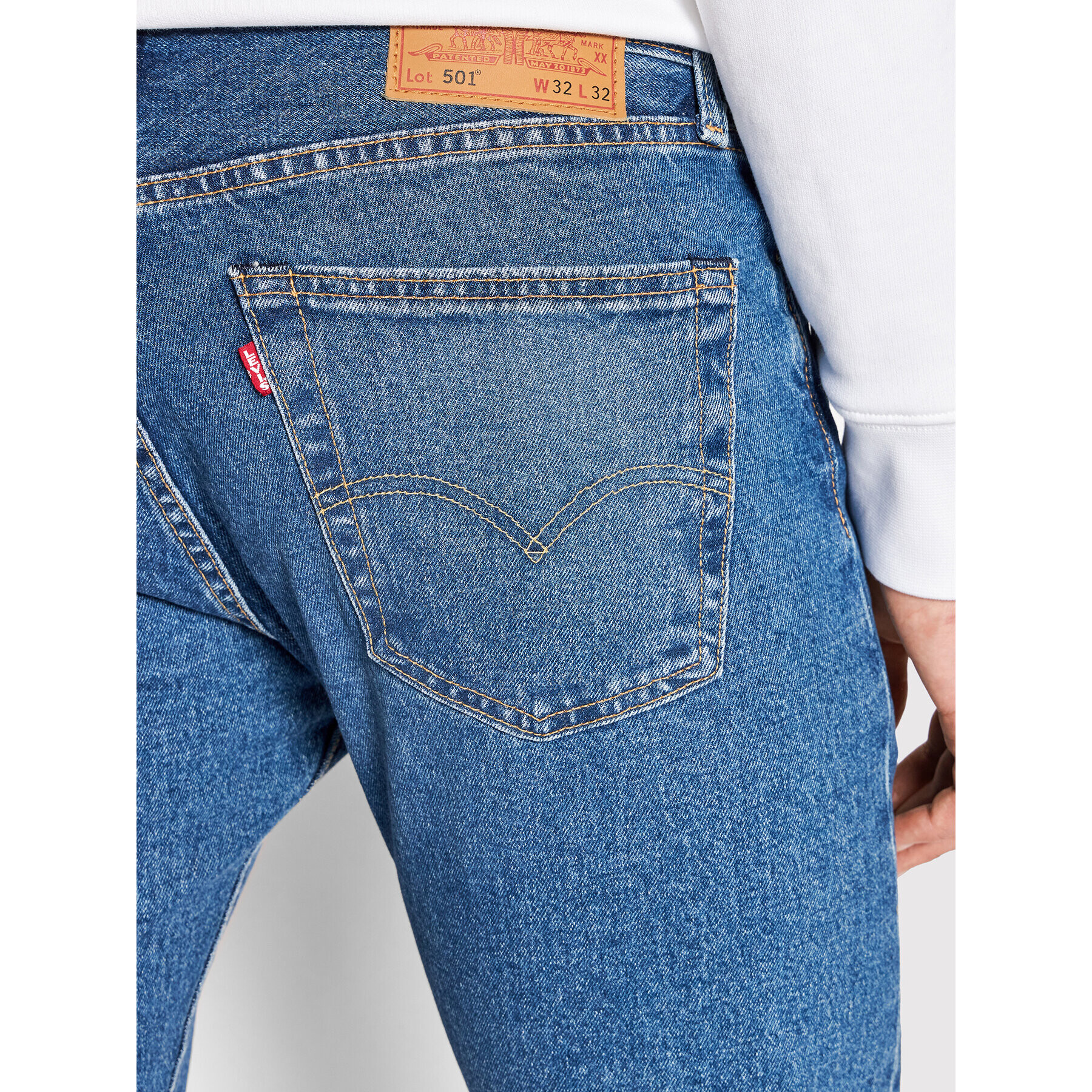 Levi's® Blugi 501® 00501-3321 Albastru Original Fit - Pled.ro